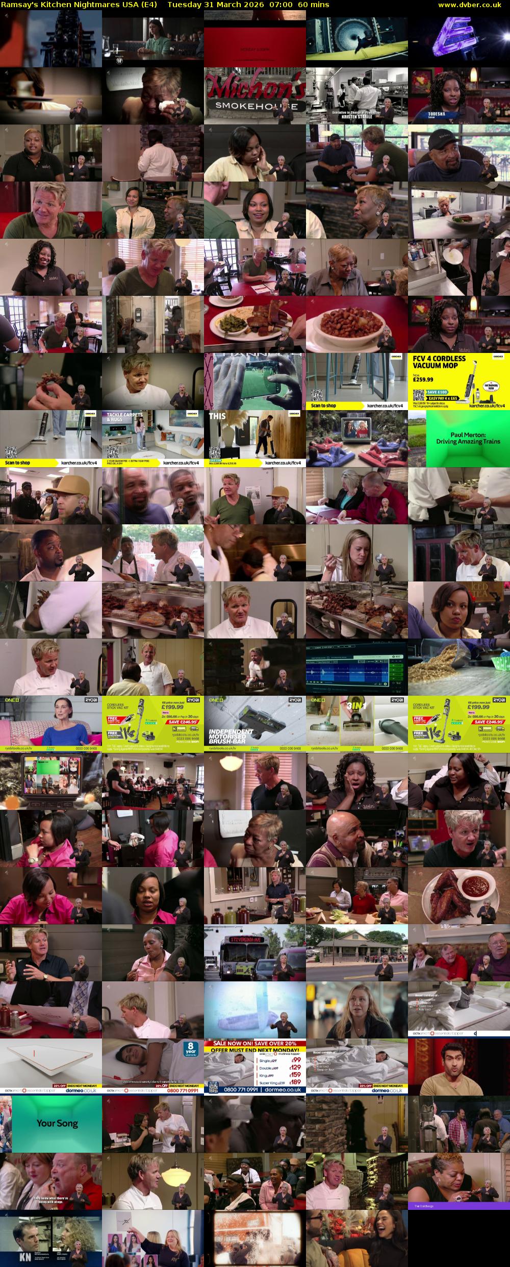 Ramsay's Kitchen Nightmares USA (E4) Tuesday 31 March 2026 07:00 - 08:00