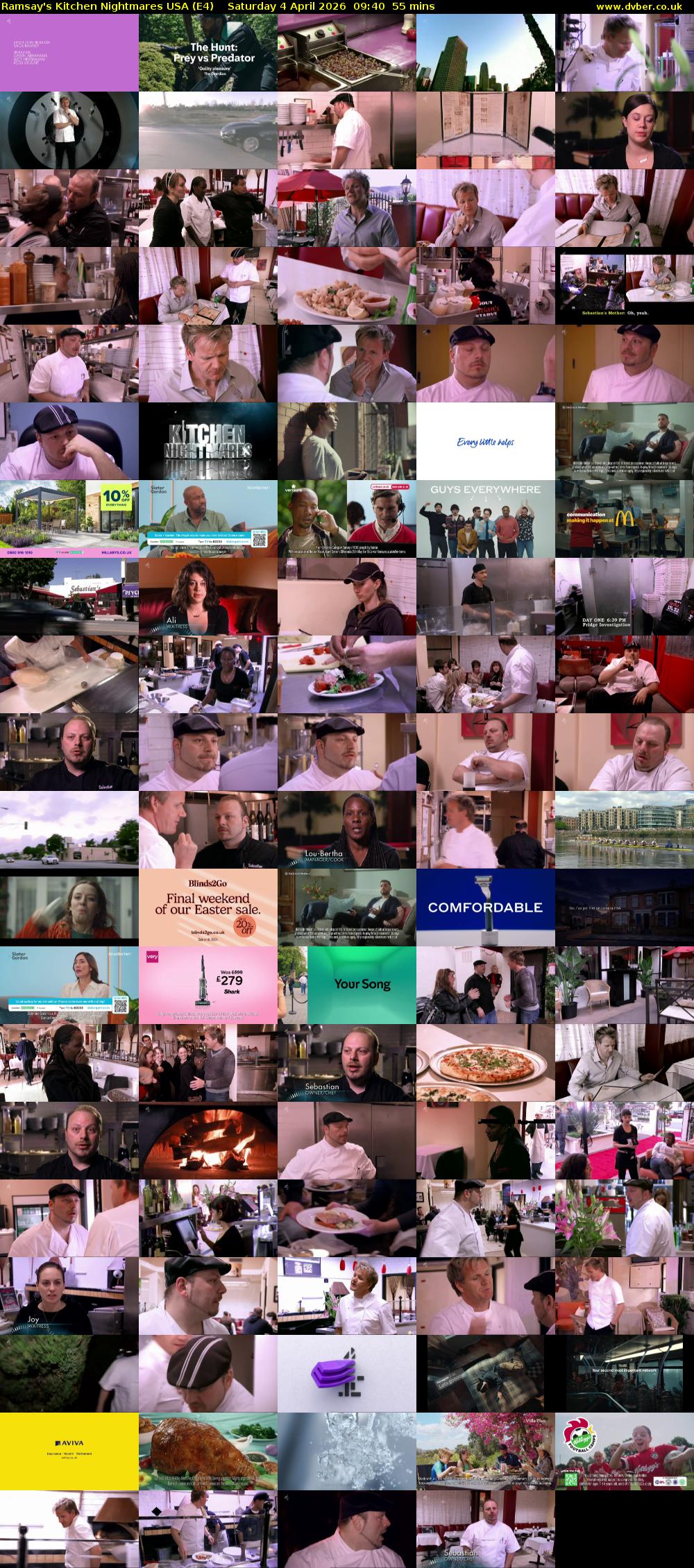 Ramsay's Kitchen Nightmares USA (E4) Saturday 4 April 2026 09:40 - 10:35