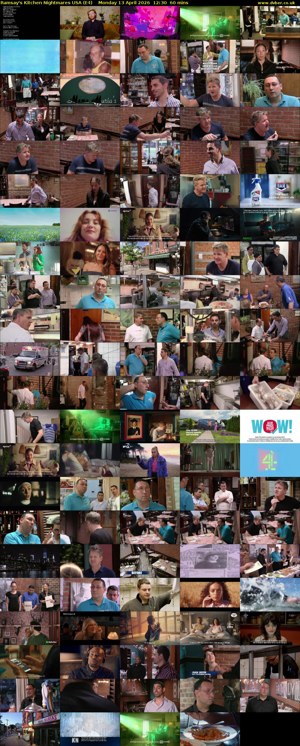 Ramsay's Kitchen Nightmares USA (E4) Monday 13 April 2026 12:30 - 13:30