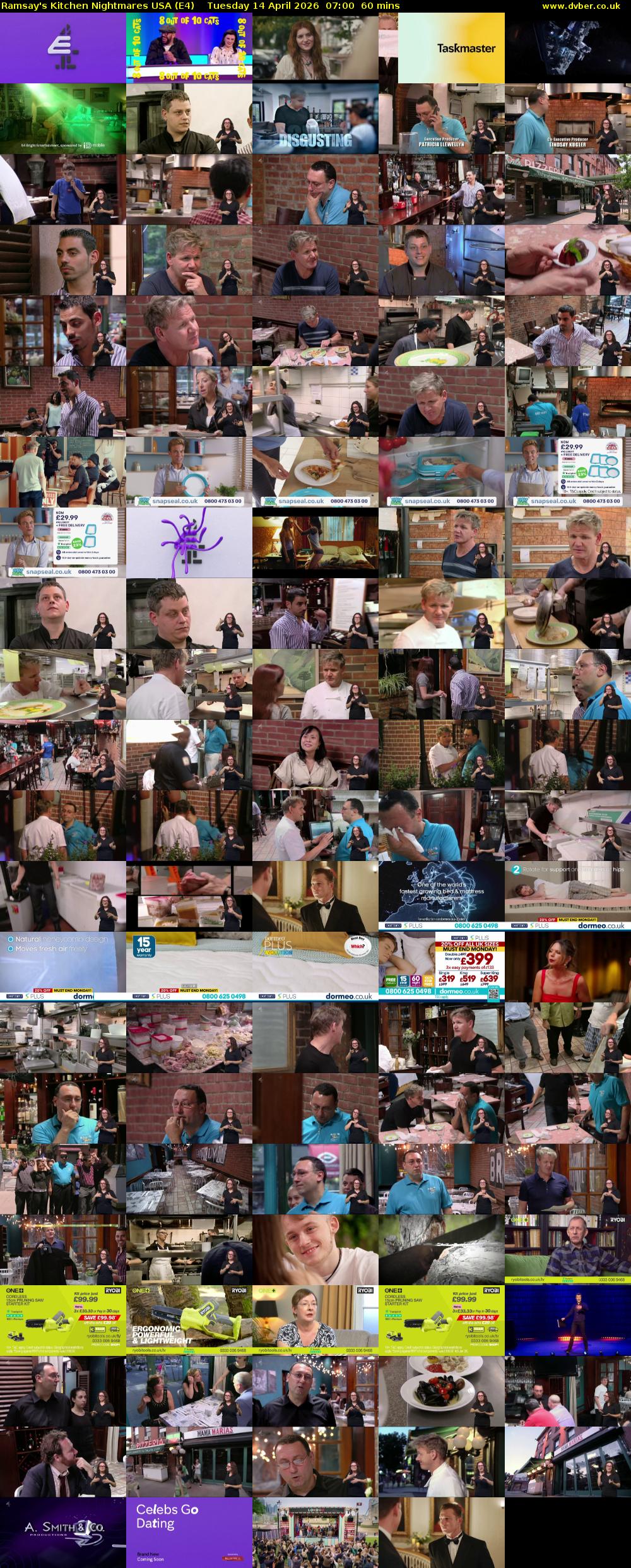 Ramsay's Kitchen Nightmares USA (E4) Tuesday 14 April 2026 07:00 - 08:00