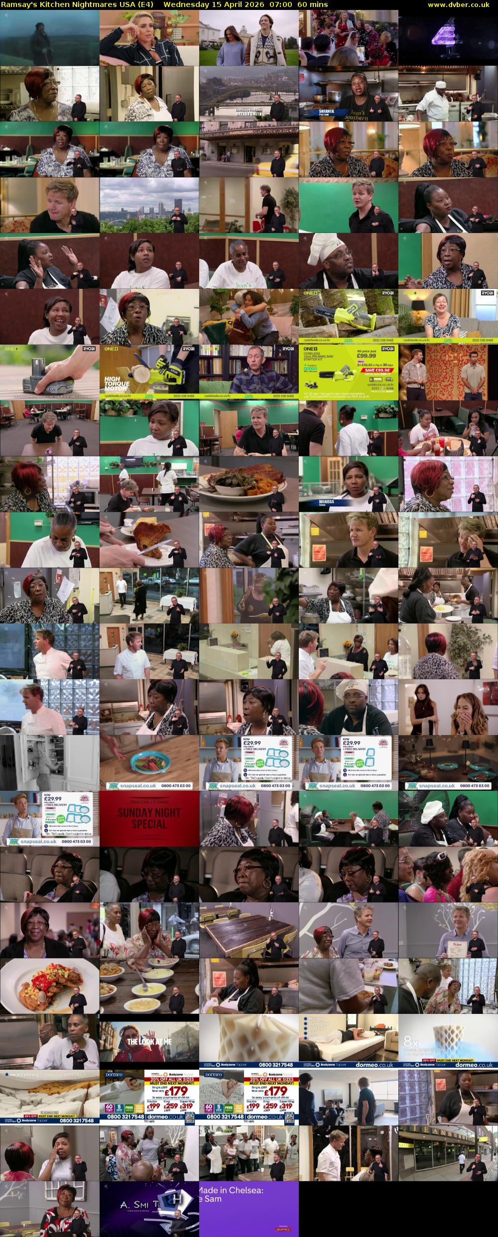 Ramsay's Kitchen Nightmares USA (E4) Wednesday 15 April 2026 07:00 - 08:00