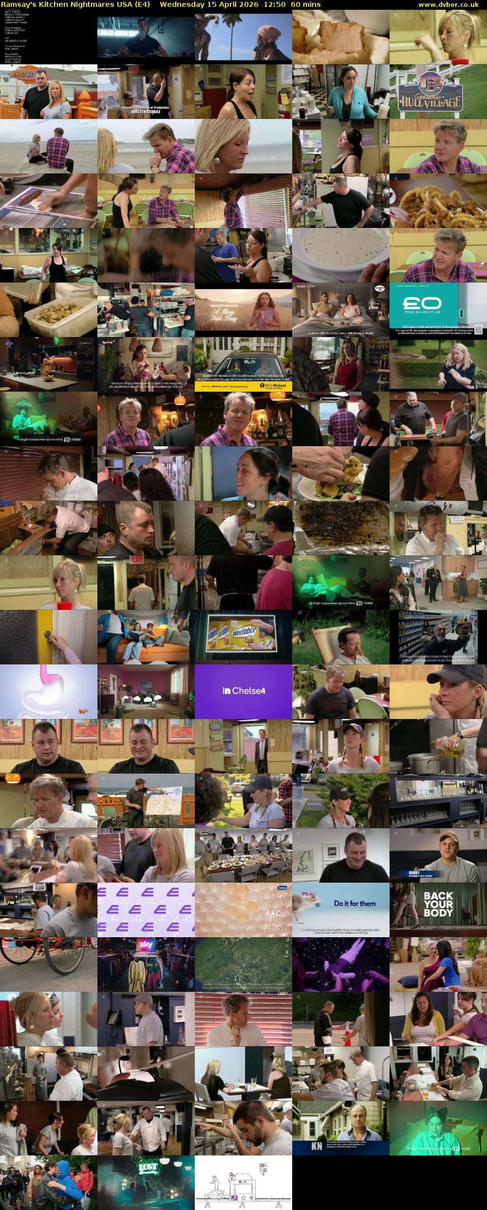 Ramsay's Kitchen Nightmares USA (E4) Wednesday 15 April 2026 12:50 - 13:50