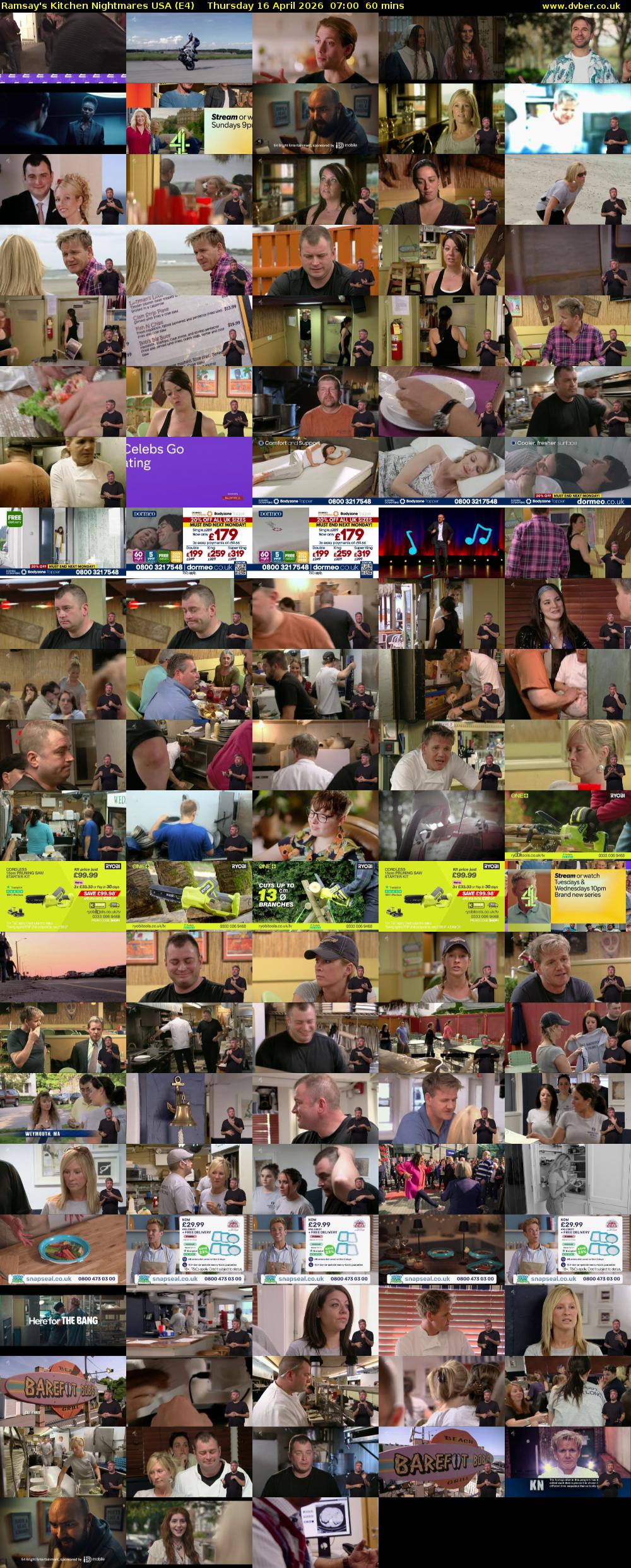 Ramsay's Kitchen Nightmares USA (E4) Thursday 16 April 2026 07:00 - 08:00