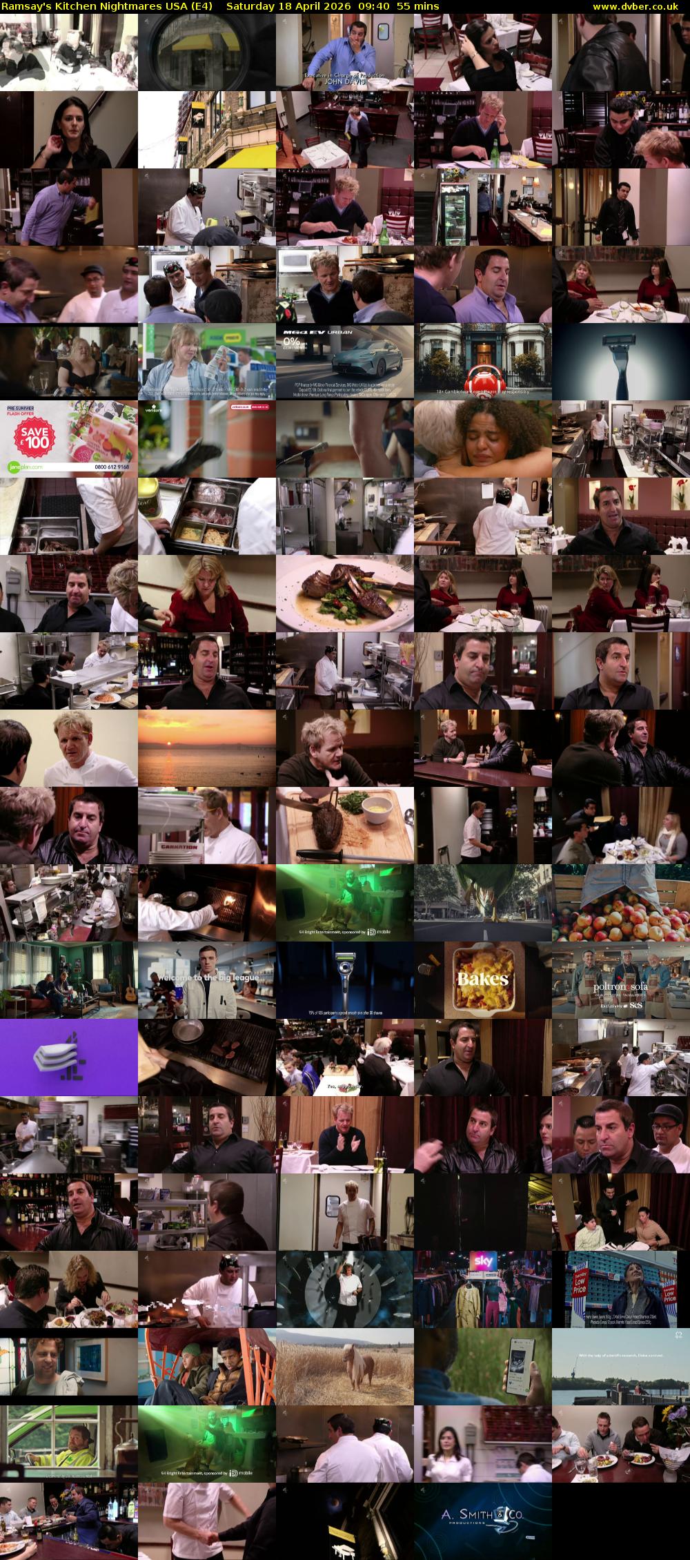 Ramsay's Kitchen Nightmares USA (E4) Saturday 18 April 2026 09:40 - 10:35