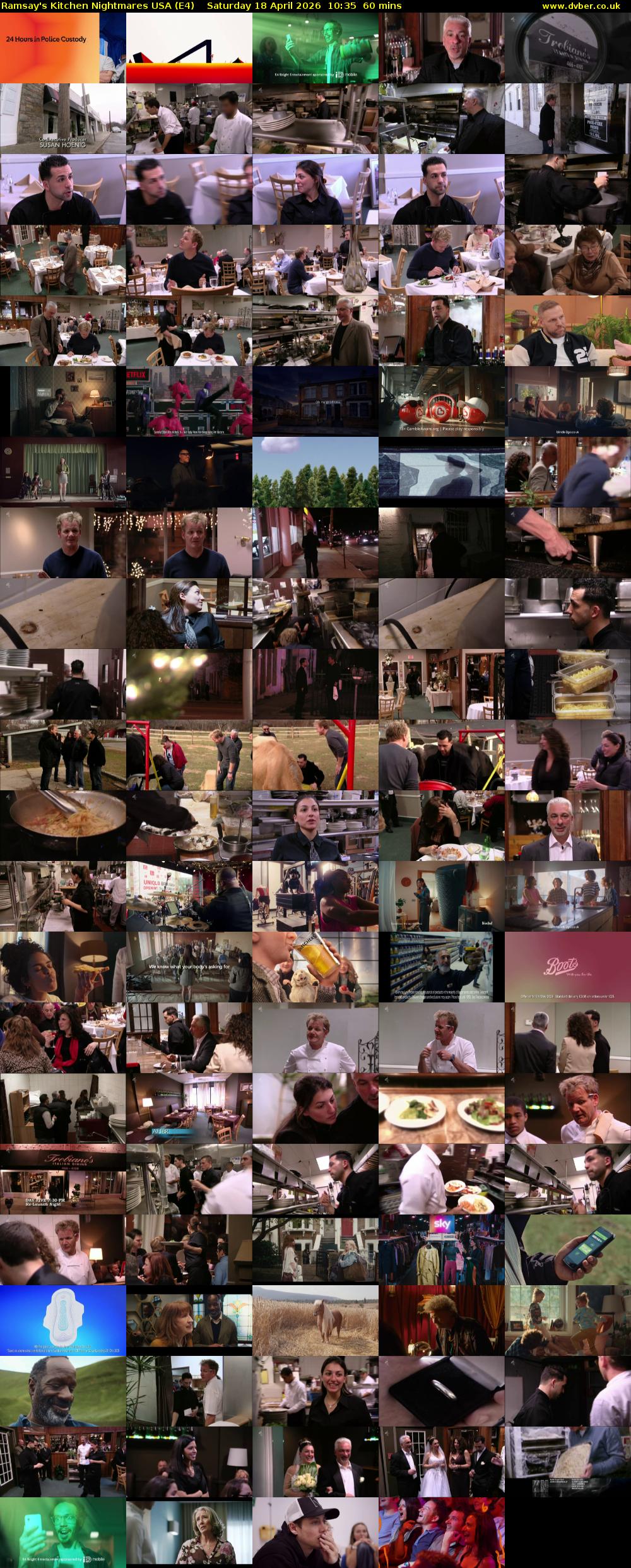 Ramsay's Kitchen Nightmares USA (E4) Saturday 18 April 2026 10:35 - 11:35
