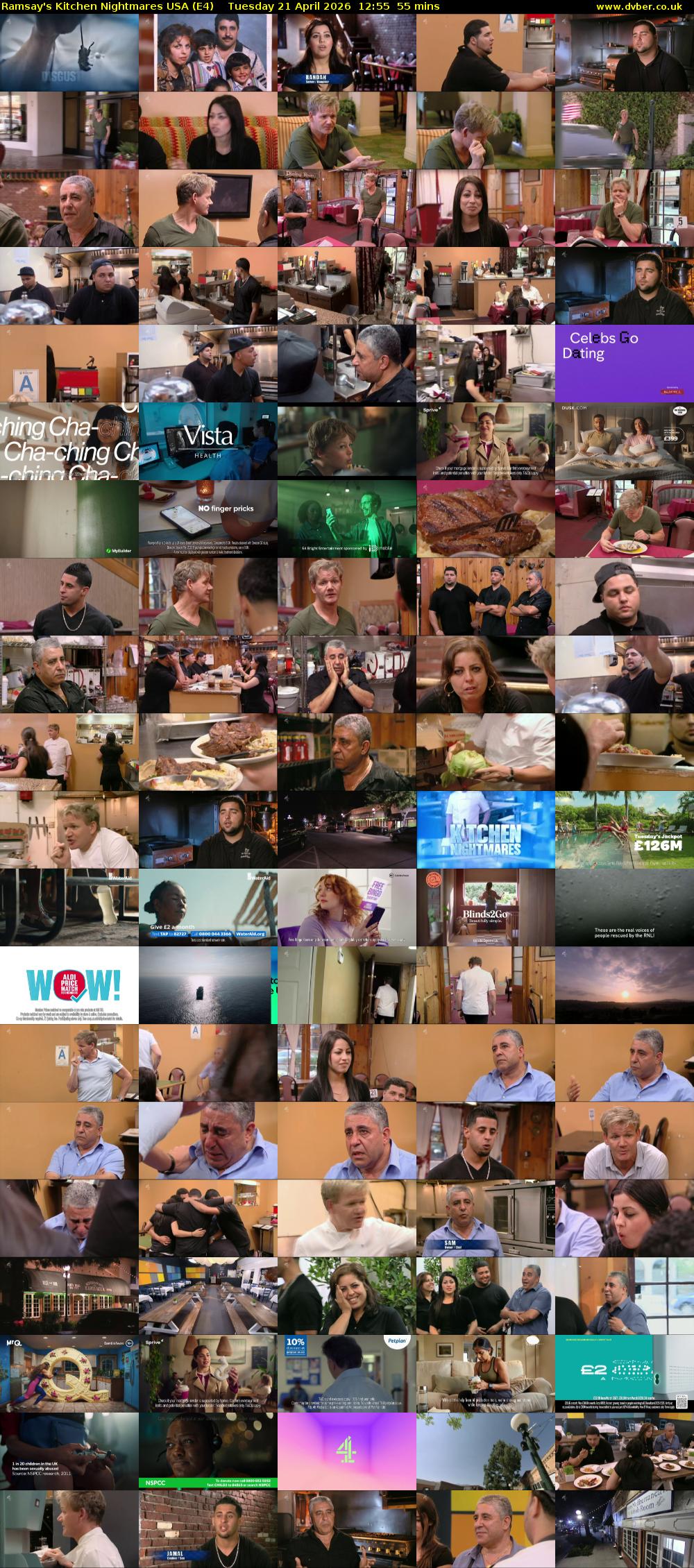 Ramsay's Kitchen Nightmares USA (E4) Tuesday 21 April 2026 12:55 - 13:50