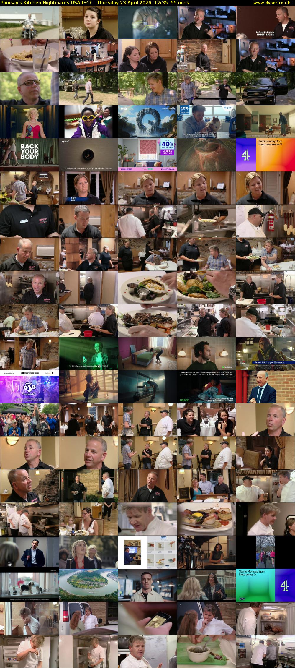 Ramsay's Kitchen Nightmares USA (E4) Thursday 23 April 2026 12:35 - 13:30