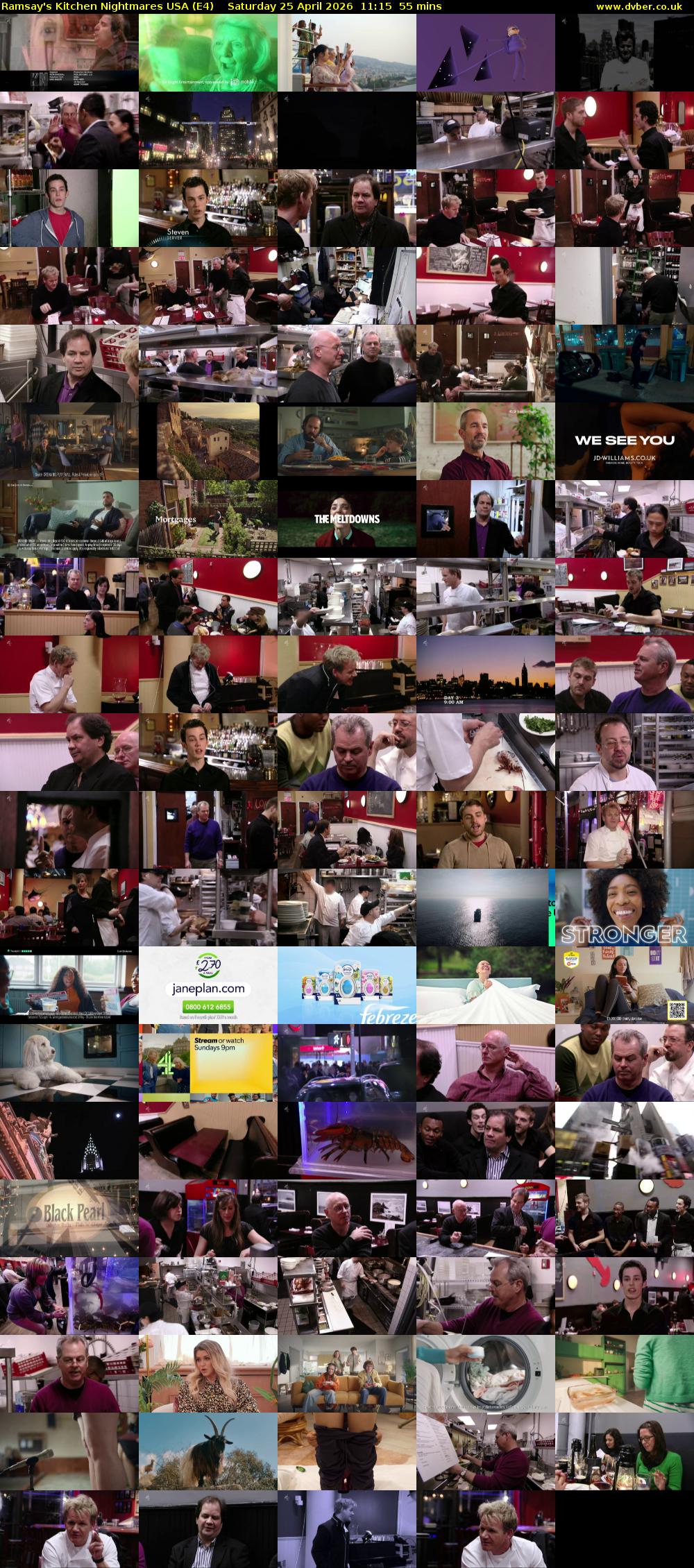 Ramsay's Kitchen Nightmares USA (E4) Saturday 25 April 2026 11:15 - 12:10