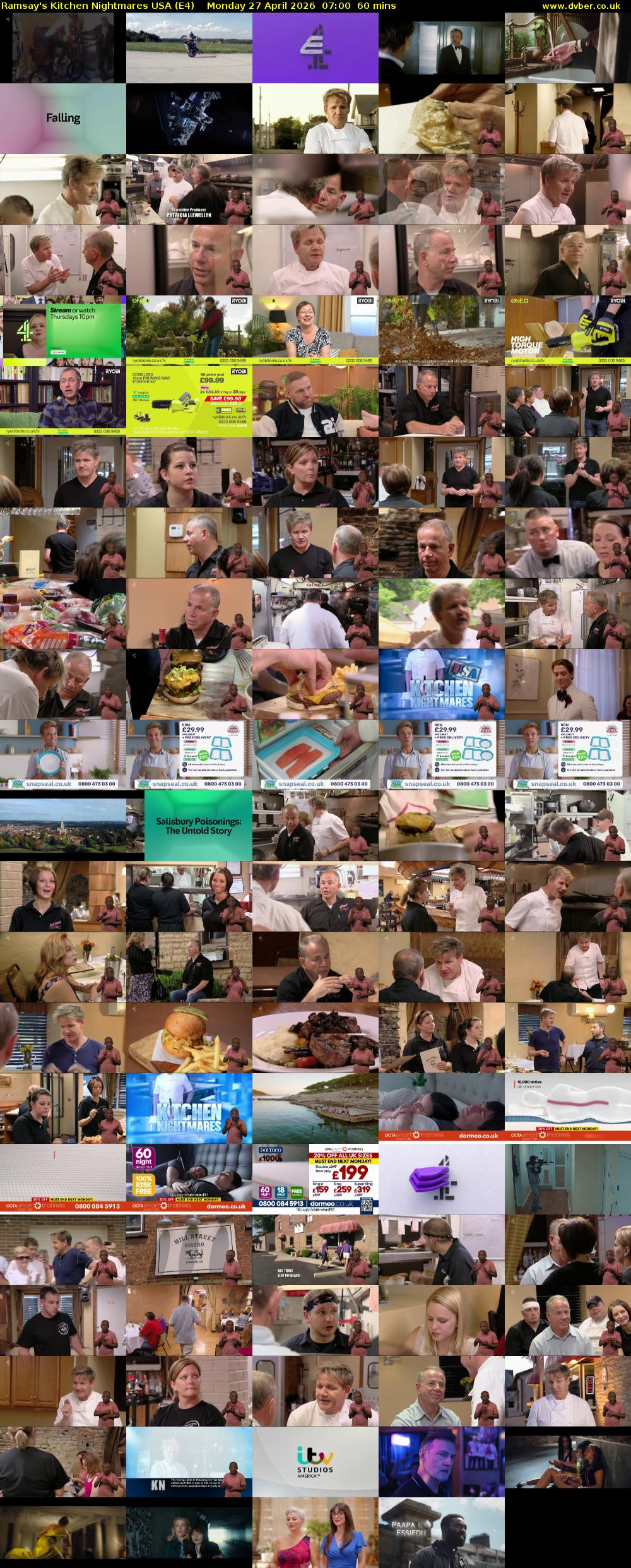 Ramsay's Kitchen Nightmares USA (E4) Monday 27 April 2026 07:00 - 08:00