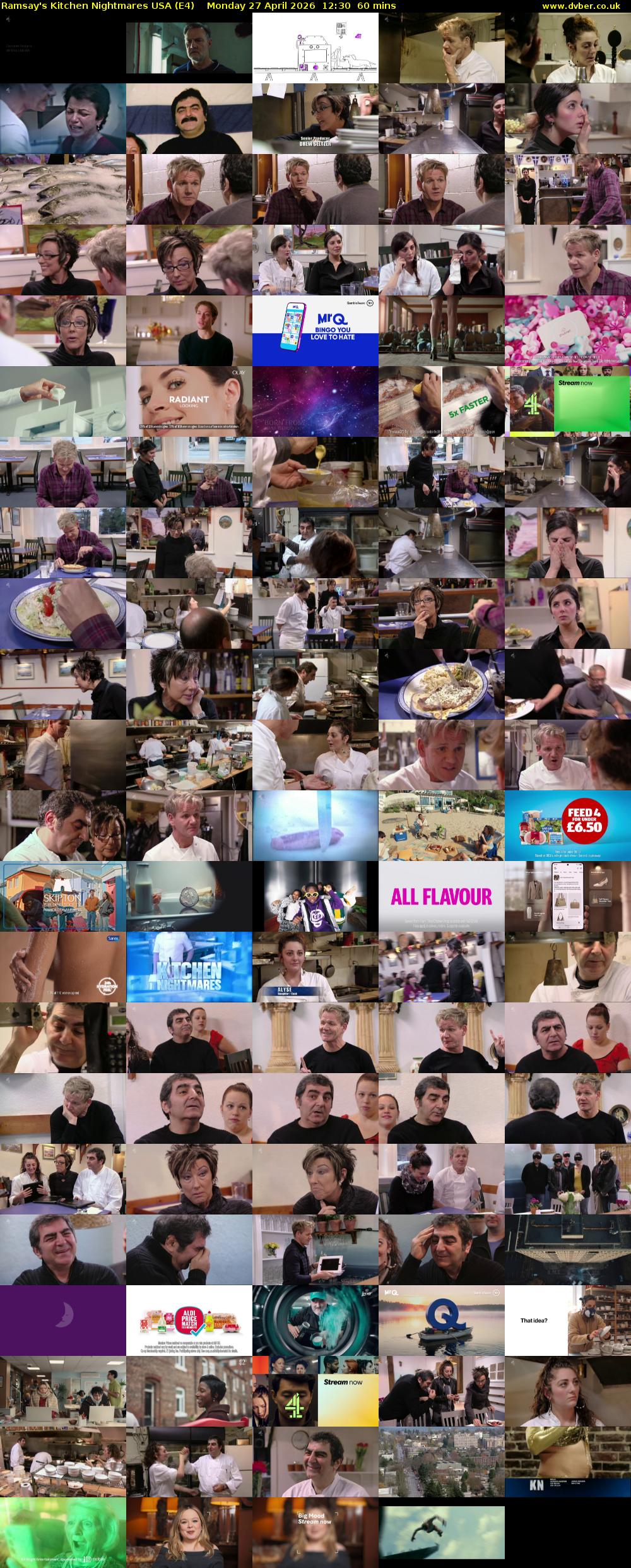 Ramsay's Kitchen Nightmares USA (E4) Monday 27 April 2026 12:30 - 13:30