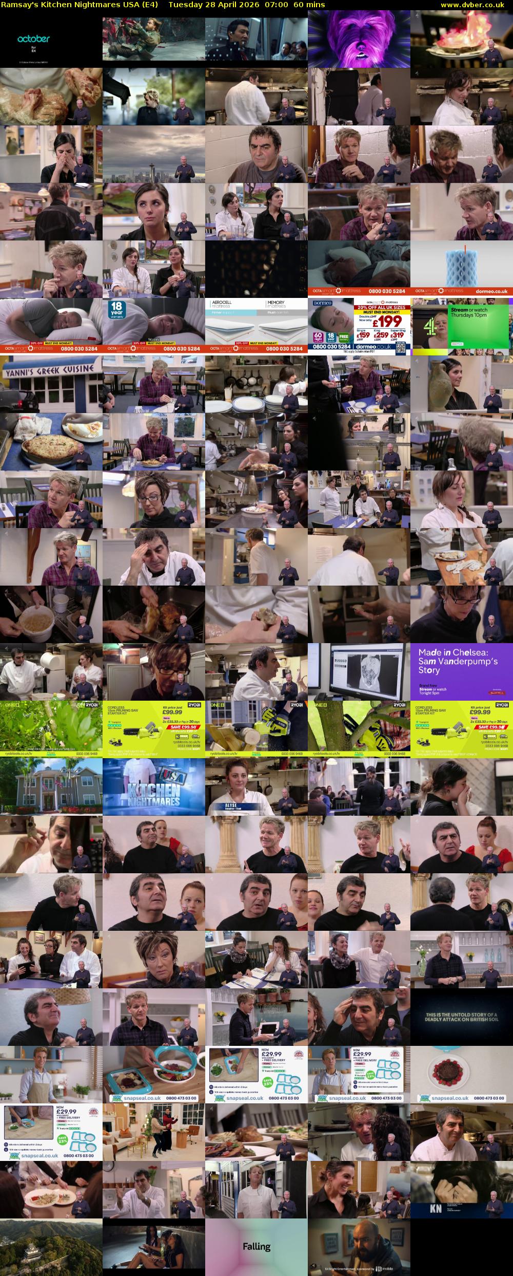 Ramsay's Kitchen Nightmares USA (E4) Tuesday 28 April 2026 07:00 - 08:00