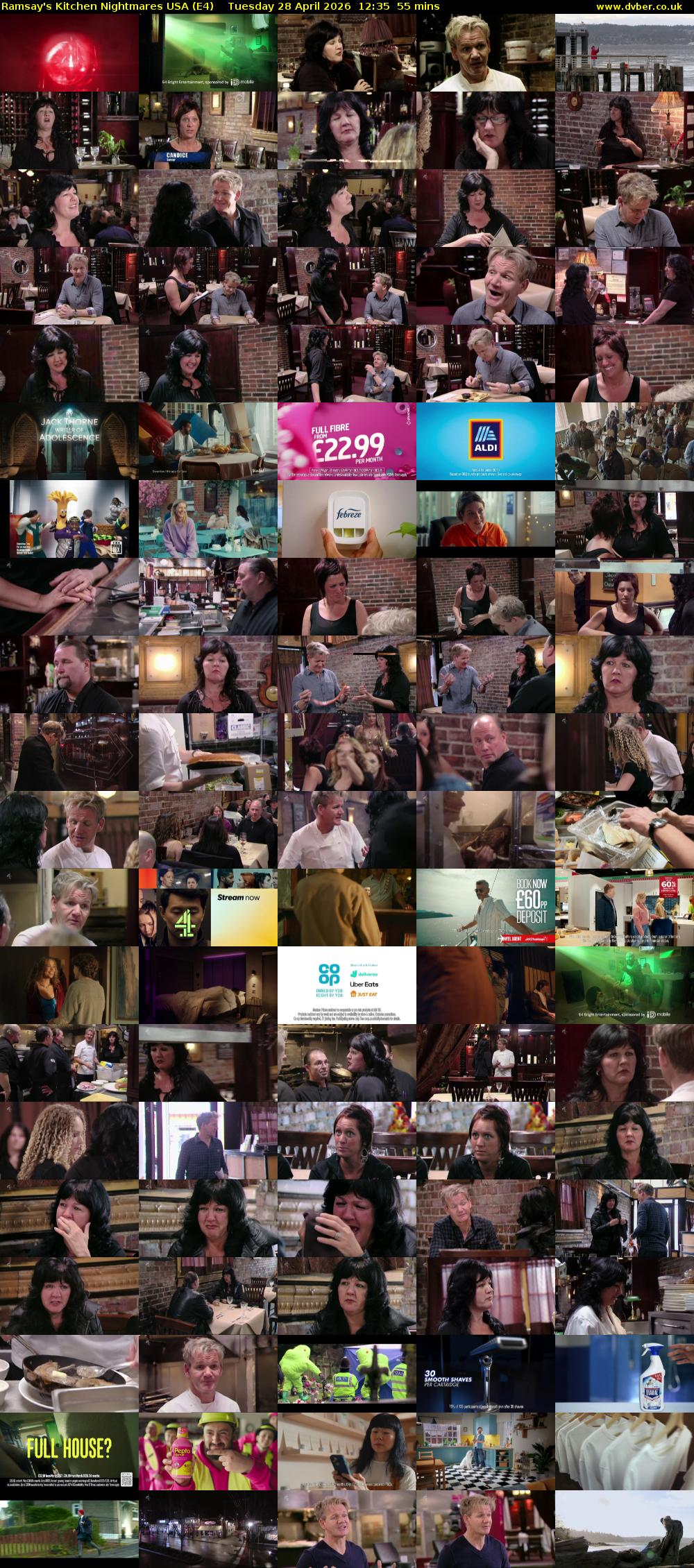 Ramsay's Kitchen Nightmares USA (E4) Tuesday 28 April 2026 12:35 - 13:30