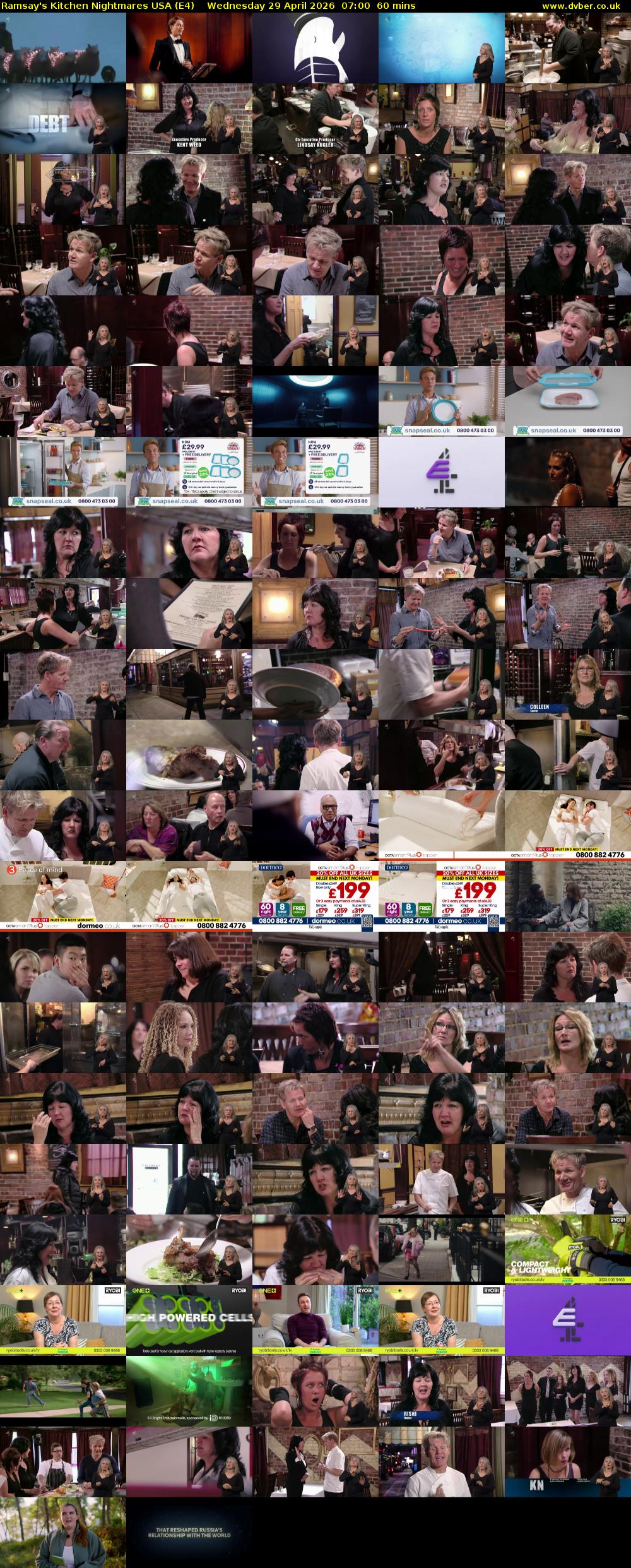 Ramsay's Kitchen Nightmares USA (E4) Wednesday 29 April 2026 07:00 - 08:00