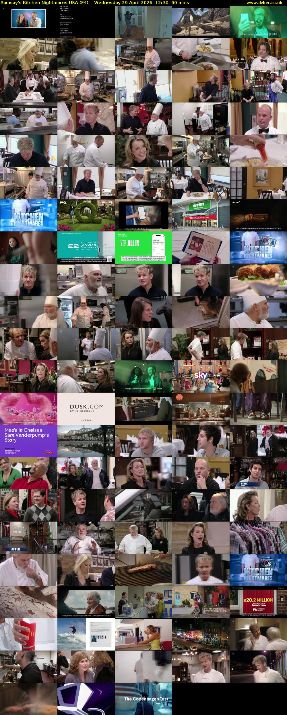 Ramsay's Kitchen Nightmares USA (E4) Wednesday 29 April 2026 12:30 - 13:30