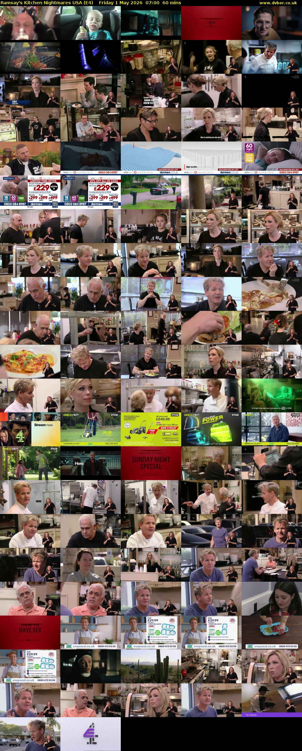 Ramsay's Kitchen Nightmares USA (E4) Friday 1 May 2026 07:00 - 08:00