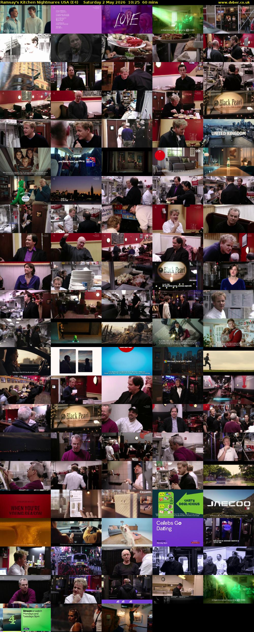 Ramsay's Kitchen Nightmares USA (E4) Saturday 2 May 2026 10:25 - 11:25