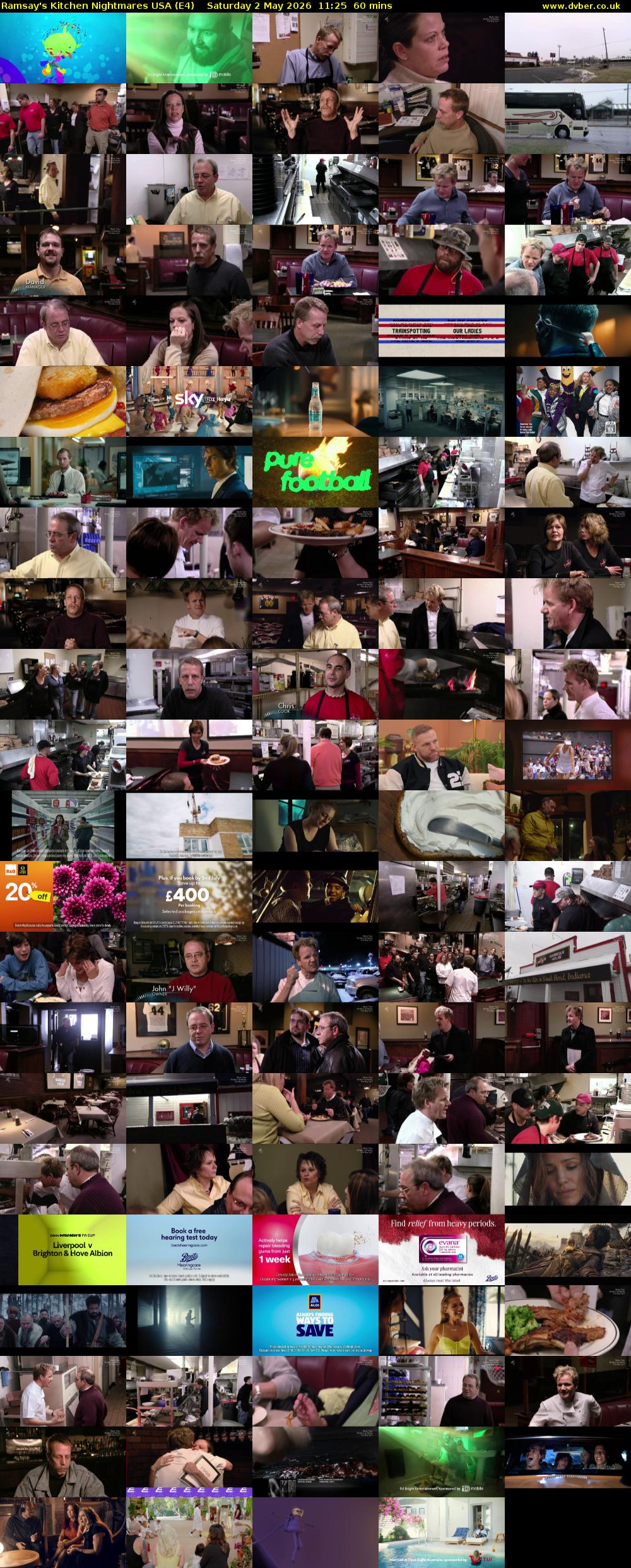 Ramsay's Kitchen Nightmares USA (E4) Saturday 2 May 2026 11:25 - 12:25
