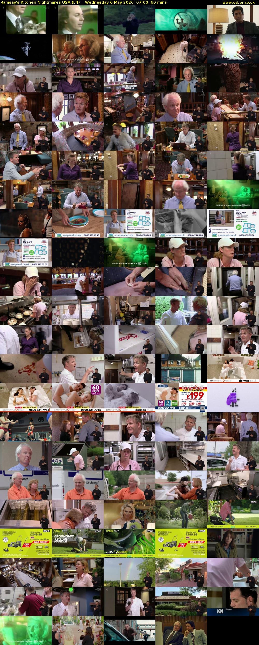 Ramsay's Kitchen Nightmares USA (E4) Wednesday 6 May 2026 07:00 - 08:00