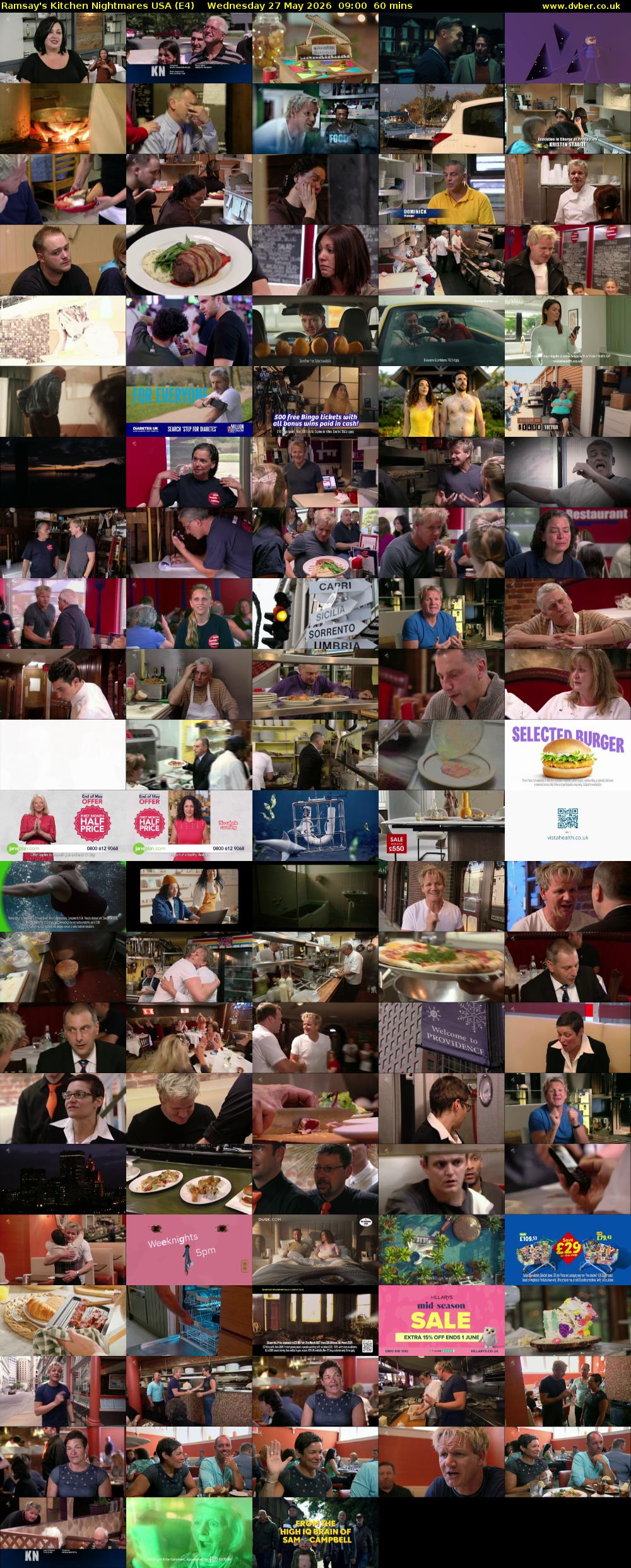 Ramsay's Kitchen Nightmares USA (E4) Wednesday 27 May 2026 09:00 - 10:00
