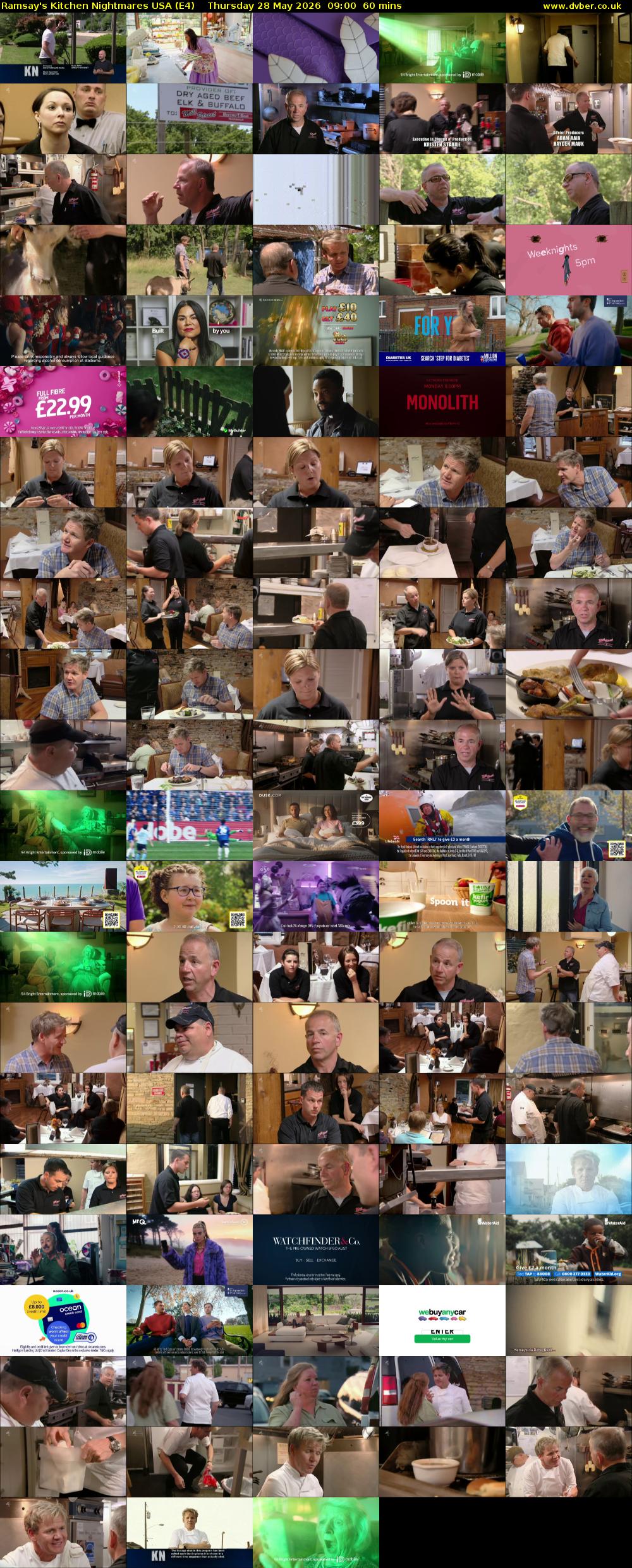 Ramsay's Kitchen Nightmares USA (E4) Thursday 28 May 2026 09:00 - 10:00