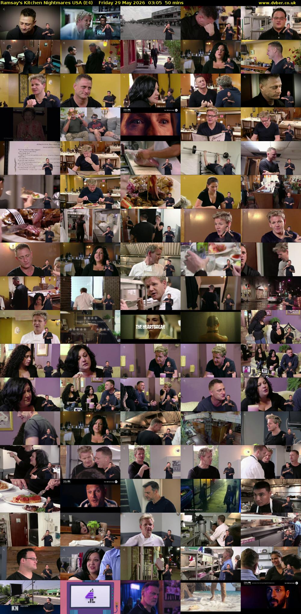 Ramsay's Kitchen Nightmares USA (E4) Friday 29 May 2026 03:05 - 03:55