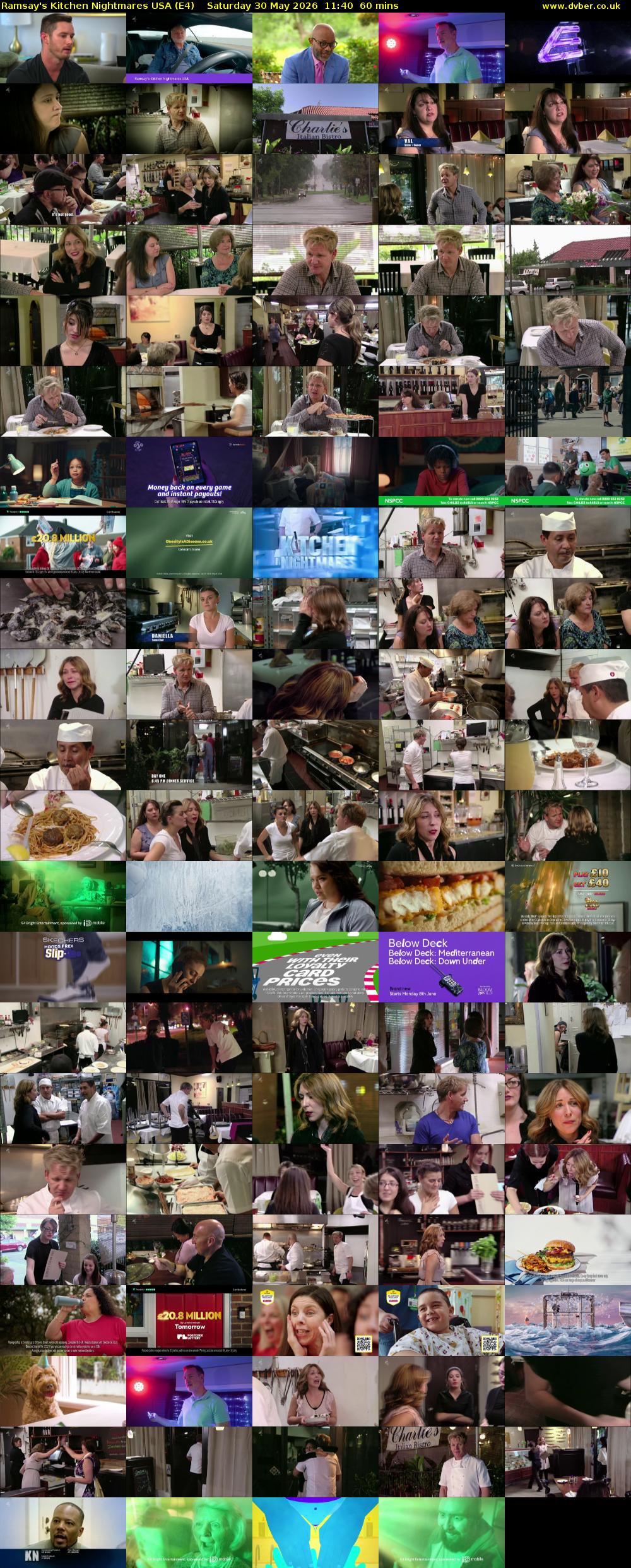 Ramsay's Kitchen Nightmares USA (E4) Saturday 30 May 2026 11:40 - 12:40