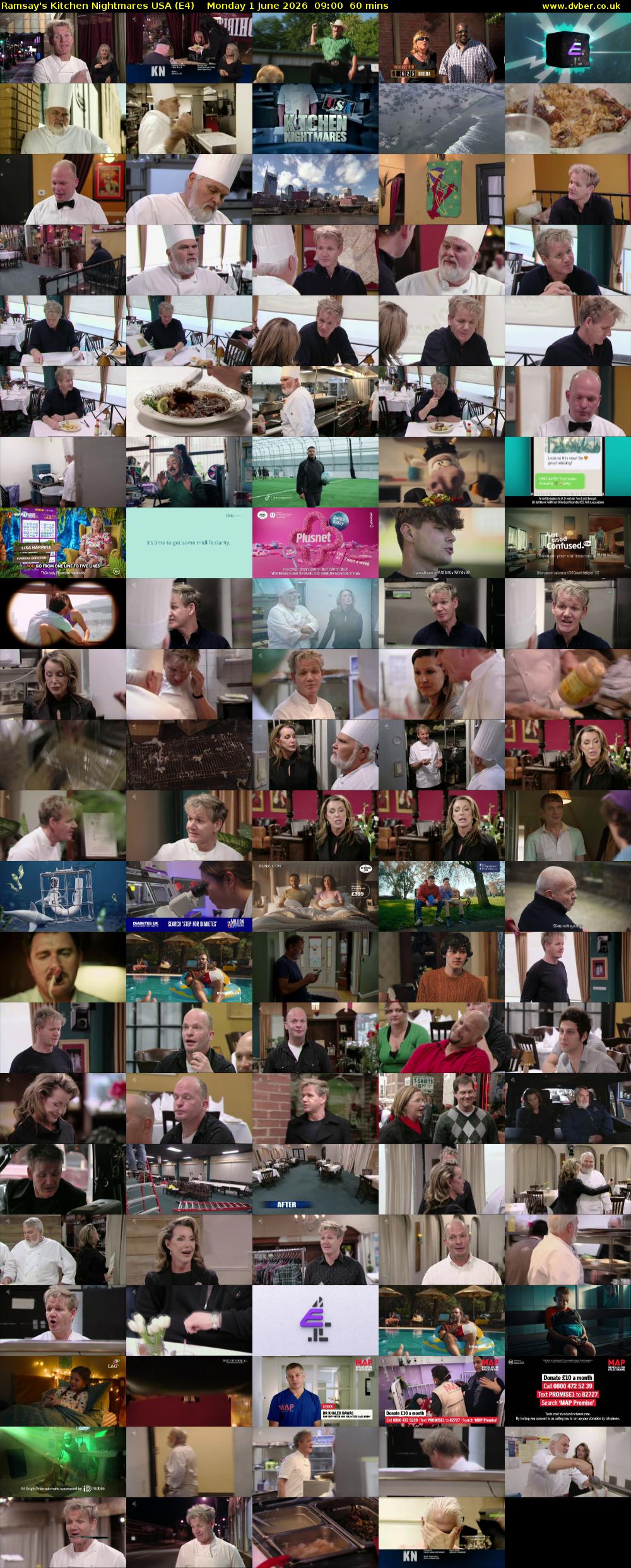 Ramsay's Kitchen Nightmares USA (E4) Monday 1 June 2026 09:00 - 10:00