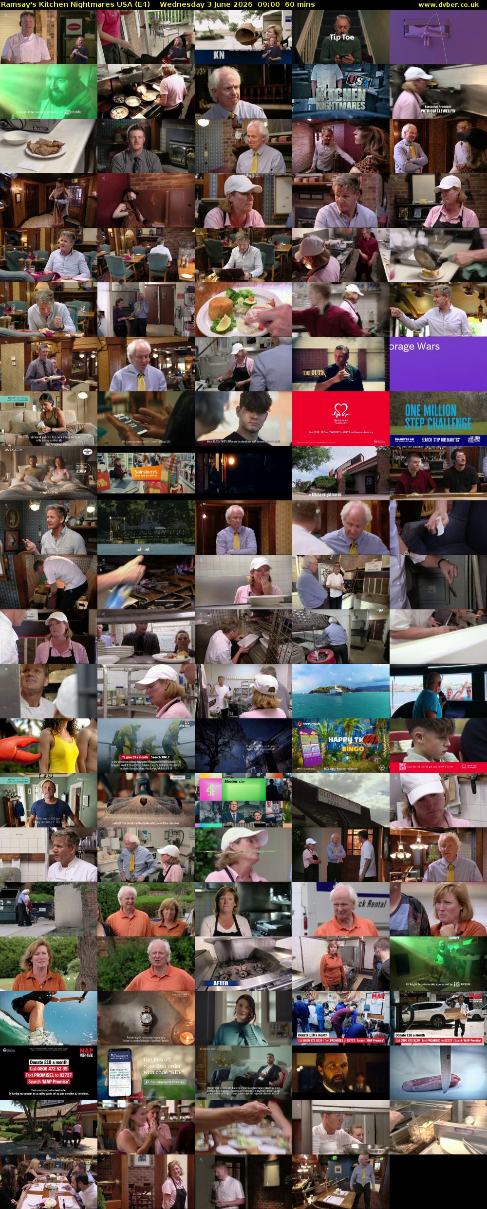 Ramsay's Kitchen Nightmares USA (E4) Wednesday 3 June 2026 09:00 - 10:00