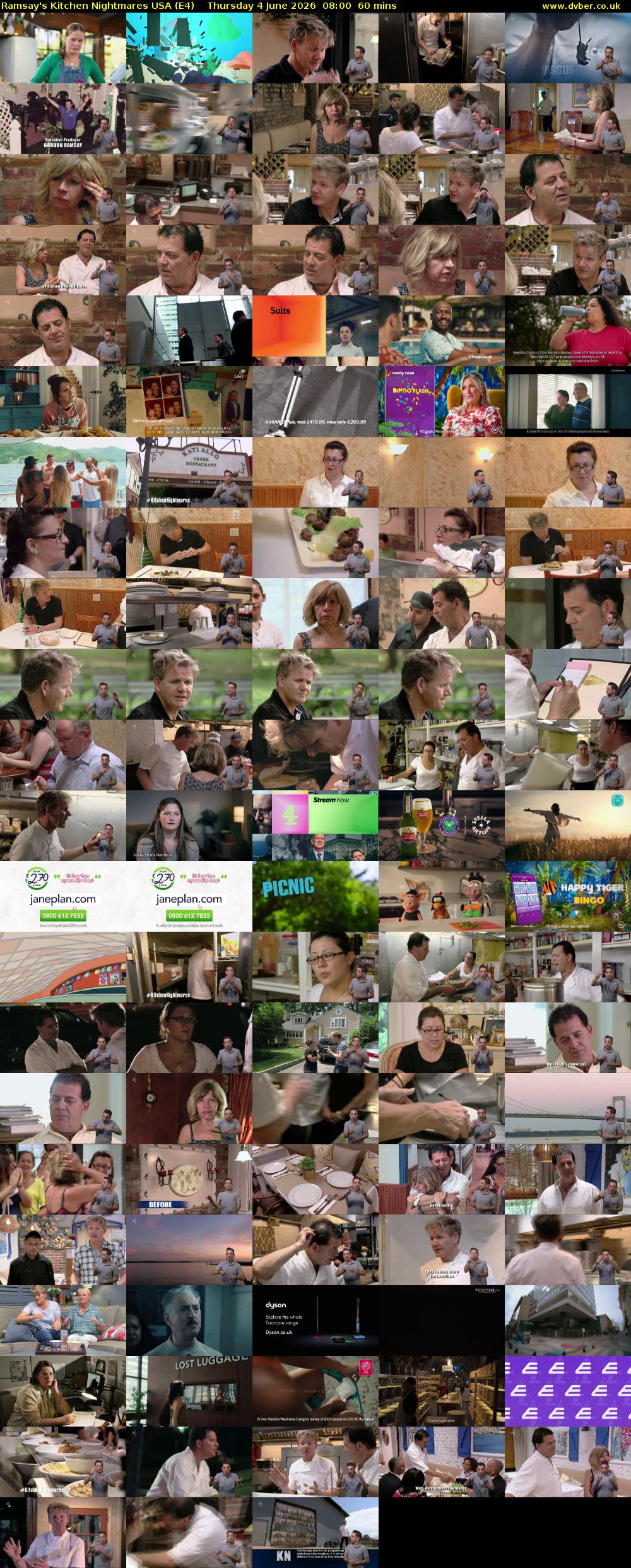 Ramsay's Kitchen Nightmares USA (E4) Thursday 4 June 2026 08:00 - 09:00