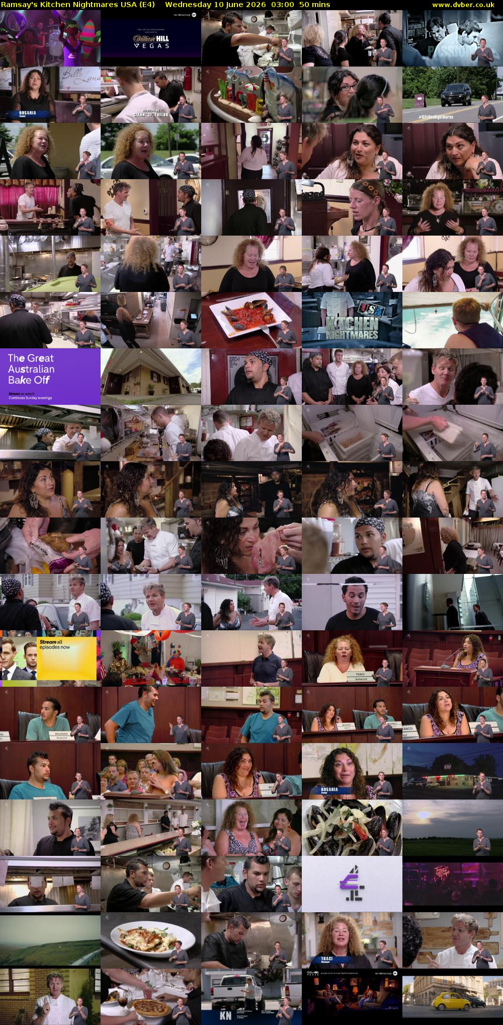 Ramsay's Kitchen Nightmares USA (E4) Wednesday 10 June 2026 03:00 - 03:50