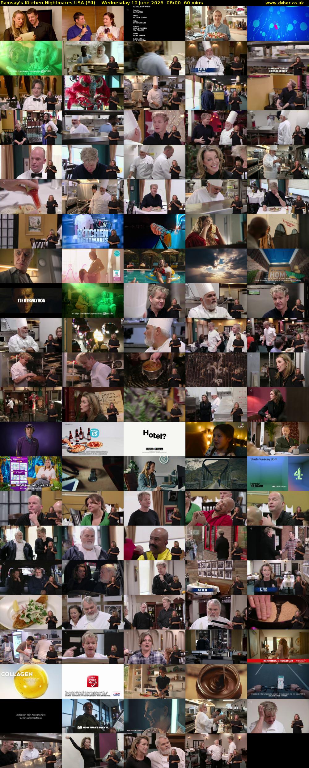 Ramsay's Kitchen Nightmares USA (E4) Wednesday 10 June 2026 08:00 - 09:00