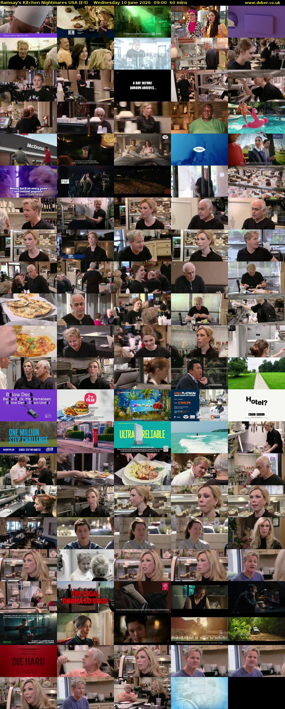 Ramsay's Kitchen Nightmares USA (E4) Wednesday 10 June 2026 09:00 - 10:00