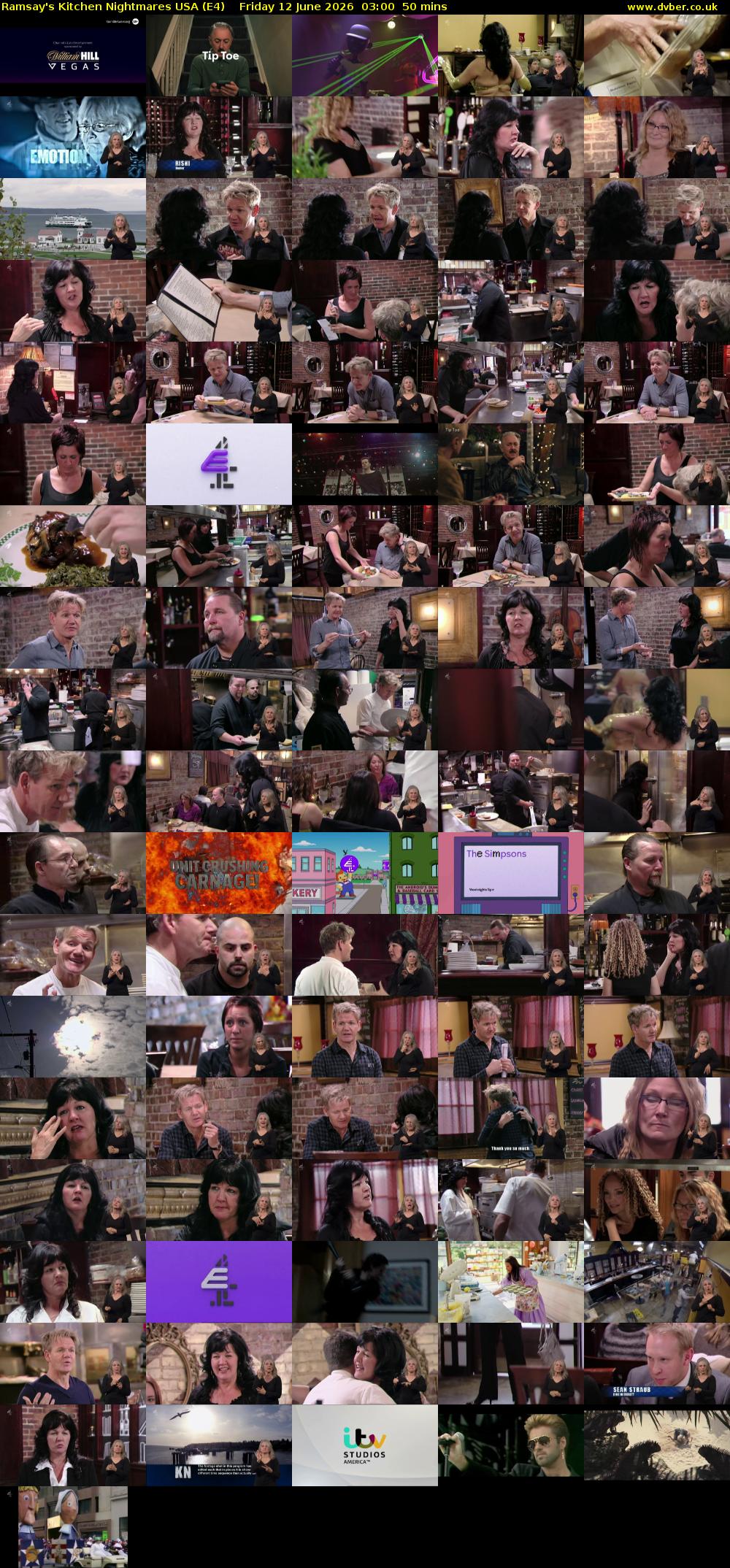 Ramsay's Kitchen Nightmares USA (E4) Friday 12 June 2026 03:00 - 03:50