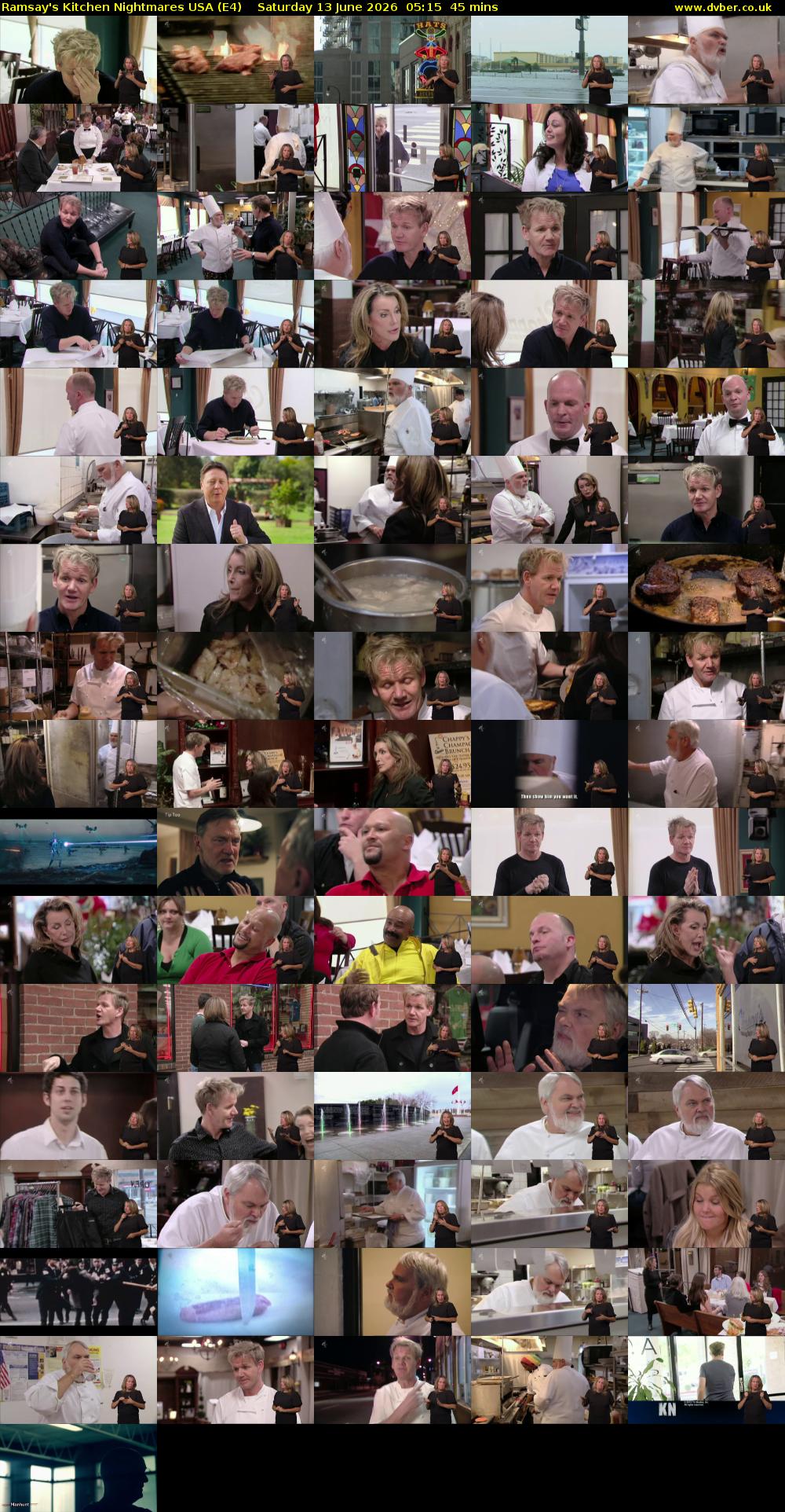 Ramsay's Kitchen Nightmares USA (E4) Saturday 13 June 2026 05:15 - 06:00