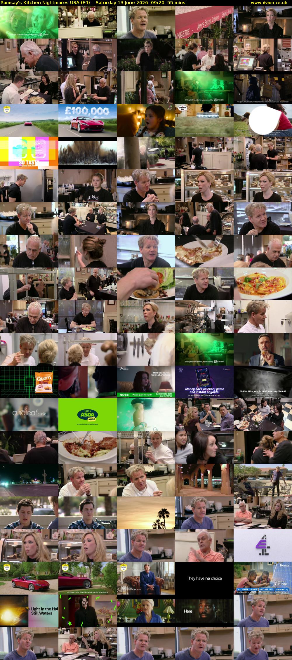 Ramsay's Kitchen Nightmares USA (E4) Saturday 13 June 2026 09:20 - 10:15