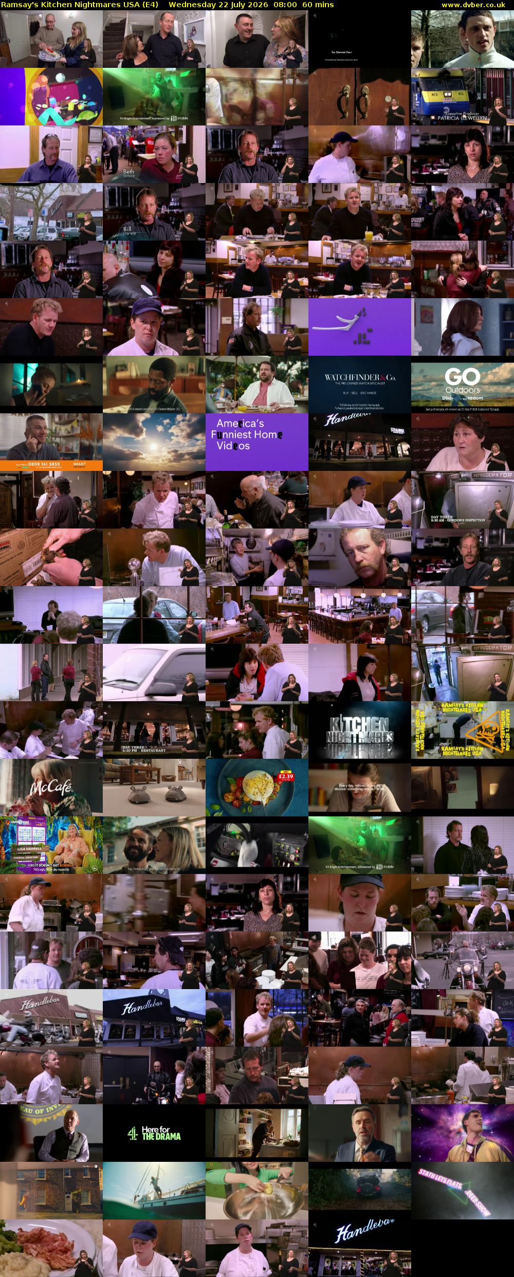 Ramsay's Kitchen Nightmares USA (E4) Wednesday 22 July 2026 08:00 - 09:00