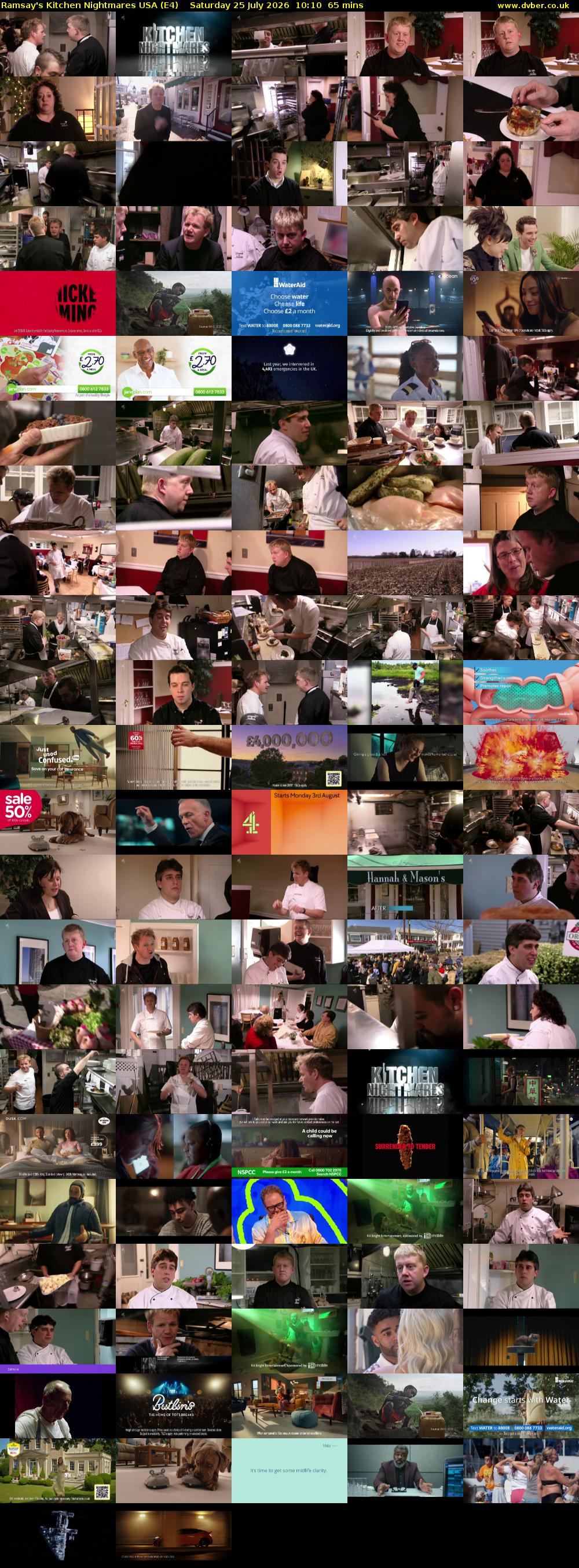 Ramsay's Kitchen Nightmares USA (E4) Saturday 25 July 2026 10:10 - 11:15