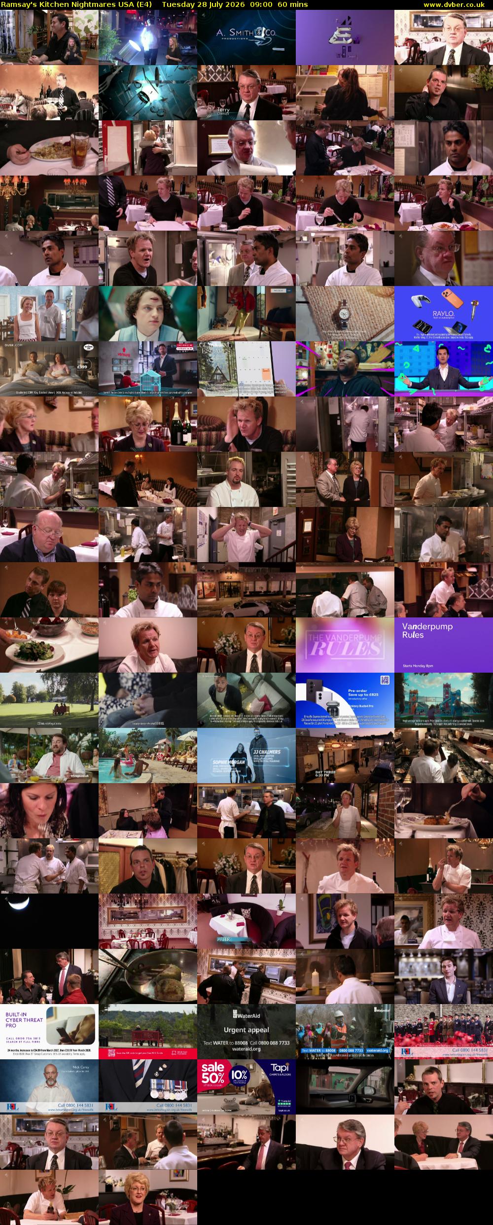 Ramsay's Kitchen Nightmares USA (E4) Tuesday 28 July 2026 09:00 - 10:00