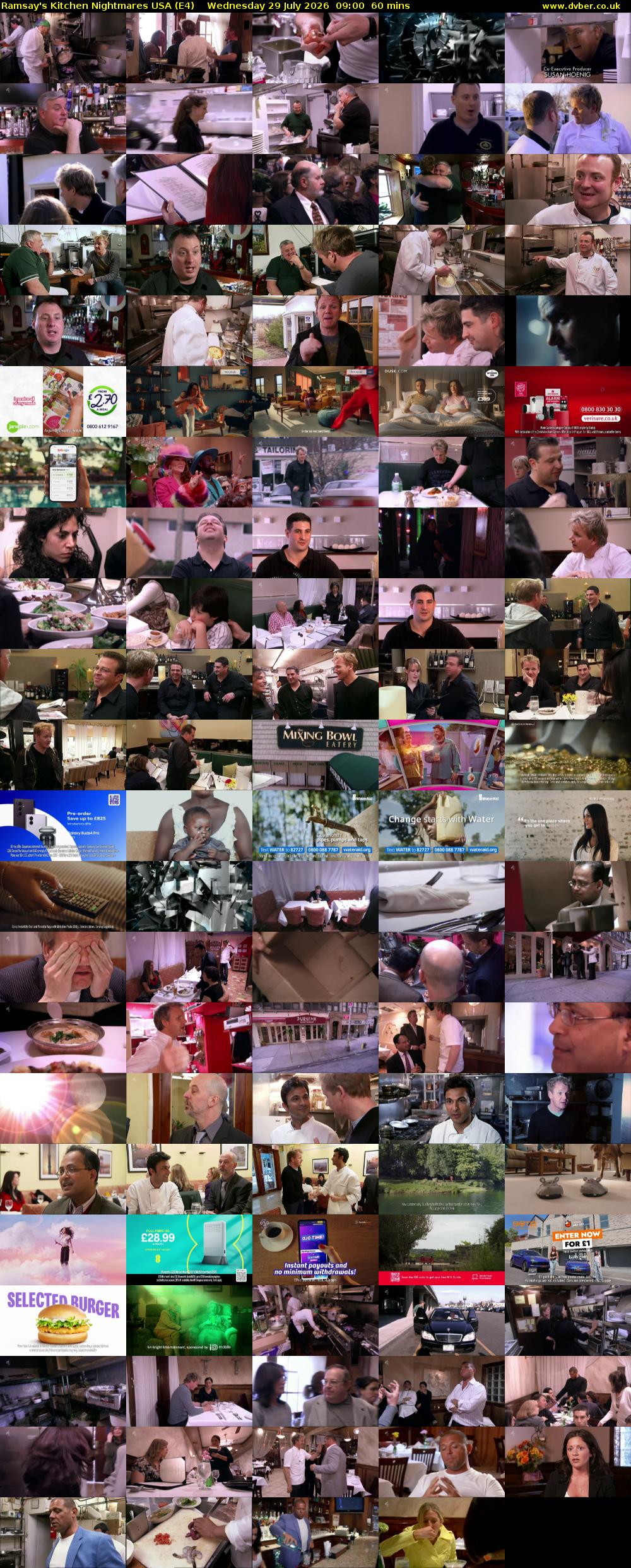 Ramsay's Kitchen Nightmares USA (E4) Wednesday 29 July 2026 09:00 - 10:00