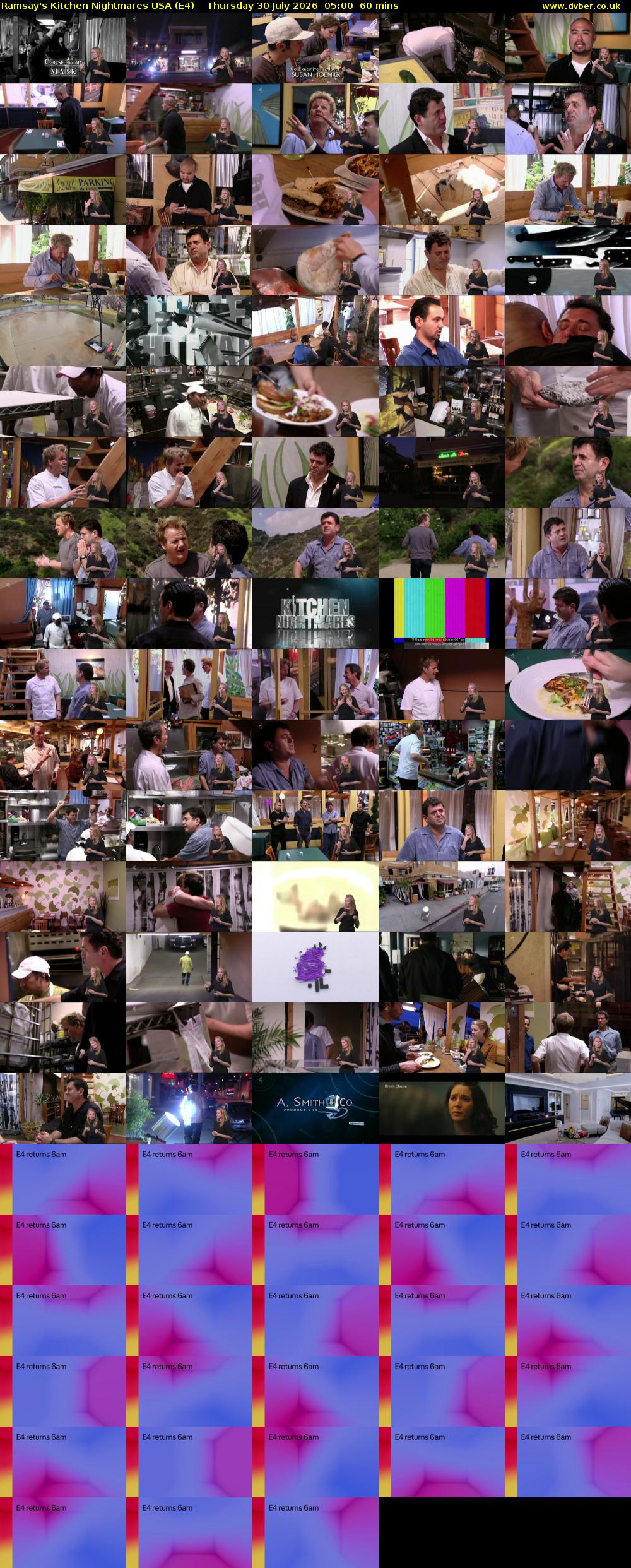 Ramsay's Kitchen Nightmares USA (E4) Thursday 30 July 2026 05:00 - 06:00