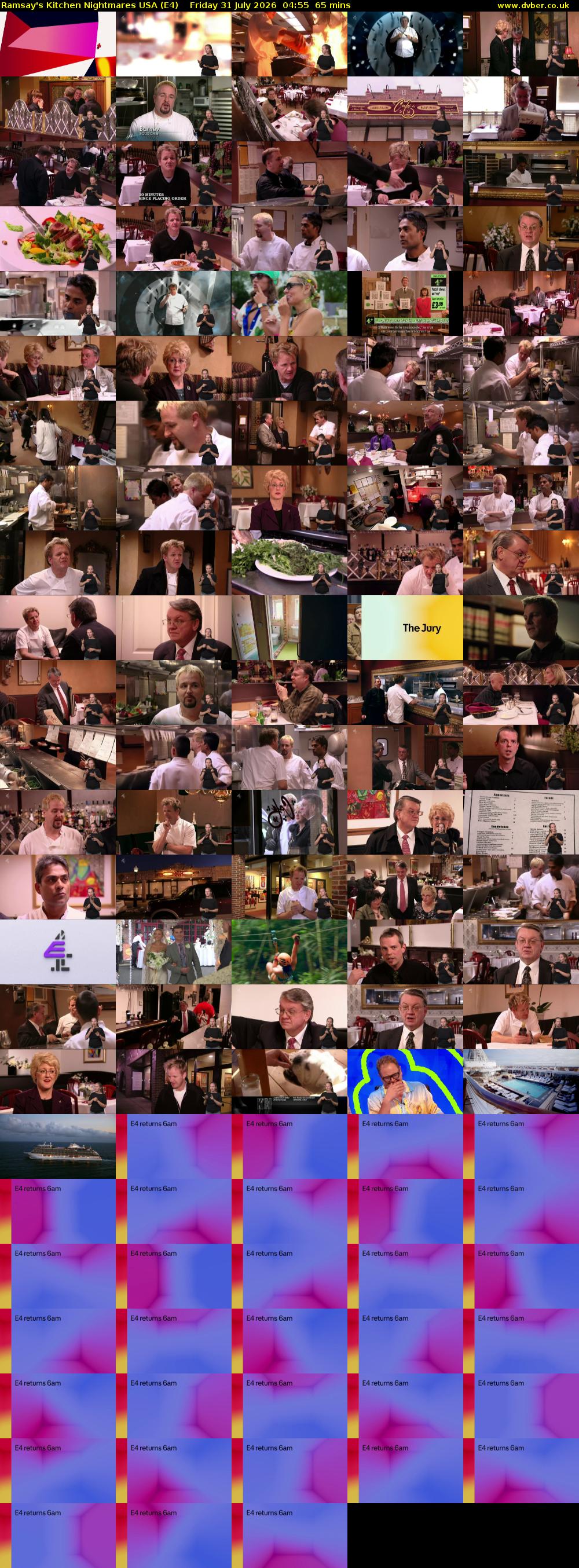 Ramsay's Kitchen Nightmares USA (E4) Friday 31 July 2026 04:55 - 06:00