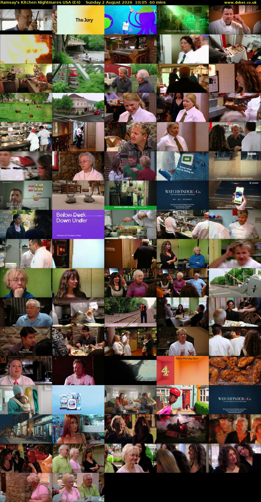 Ramsay's Kitchen Nightmares USA (E4) Sunday 2 August 2026 10:05 - 11:05
