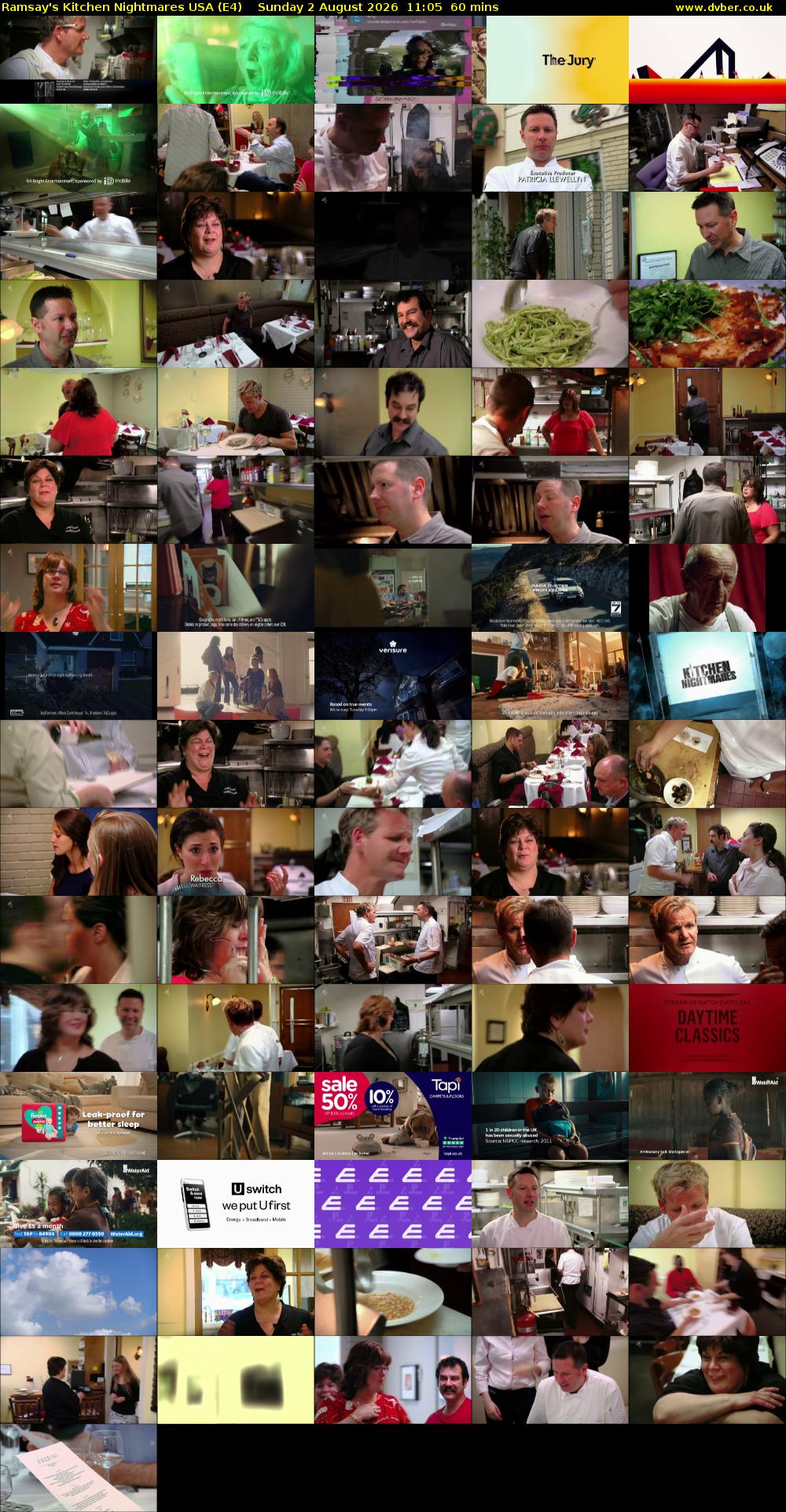 Ramsay's Kitchen Nightmares USA (E4) Sunday 2 August 2026 11:05 - 12:05
