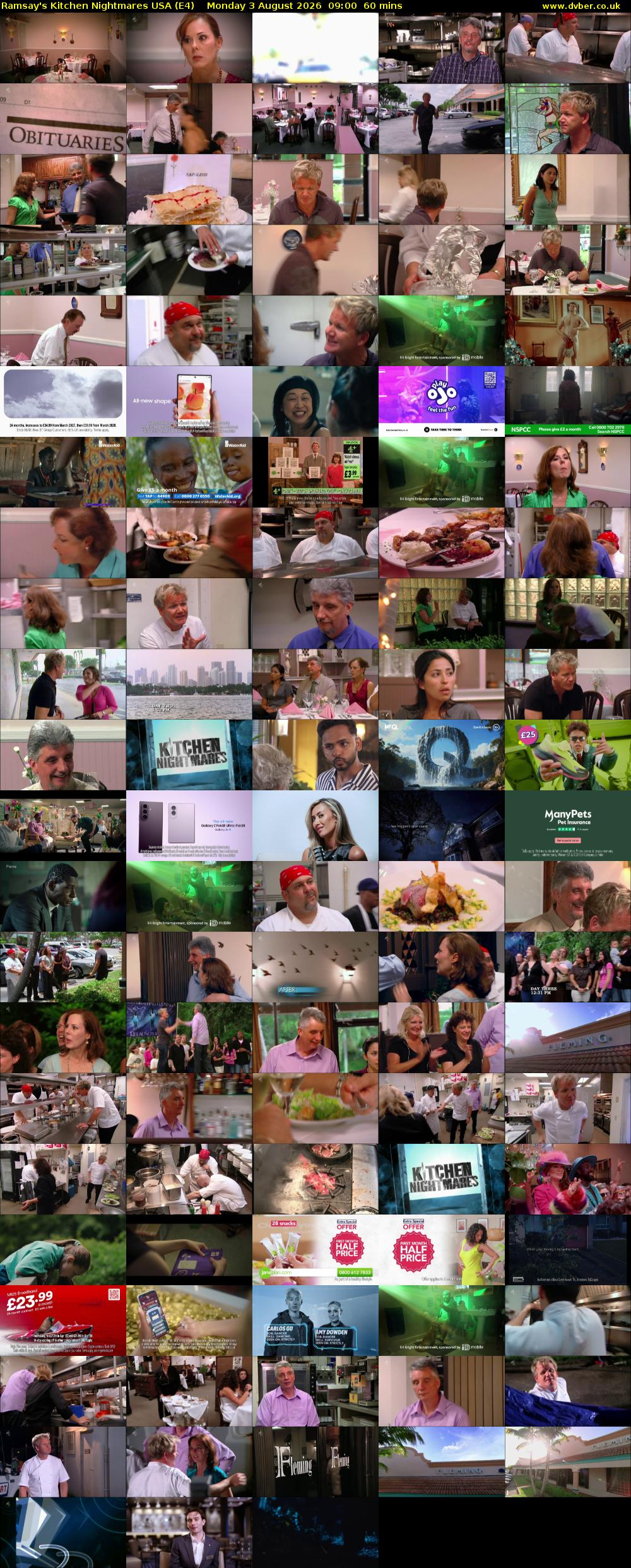 Ramsay's Kitchen Nightmares USA (E4) Monday 3 August 2026 09:00 - 10:00