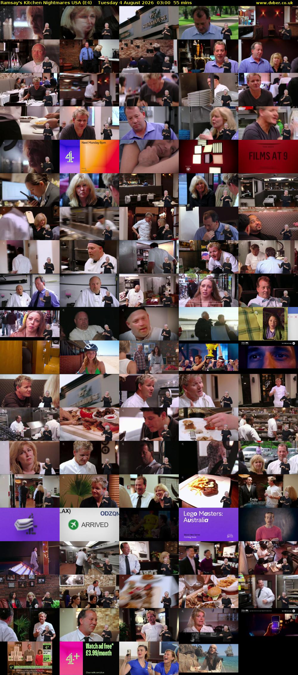 Ramsay's Kitchen Nightmares USA (E4) Tuesday 4 August 2026 03:00 - 03:55