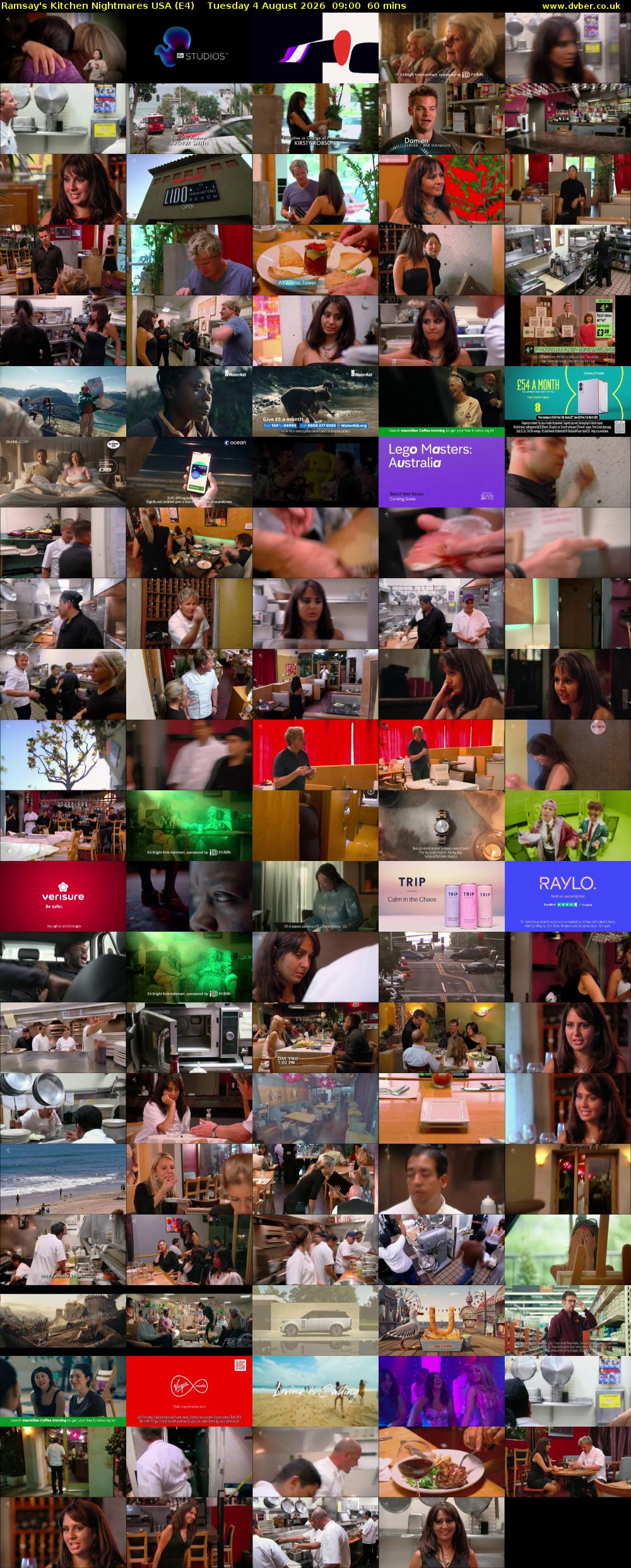 Ramsay's Kitchen Nightmares USA (E4) Tuesday 4 August 2026 09:00 - 10:00