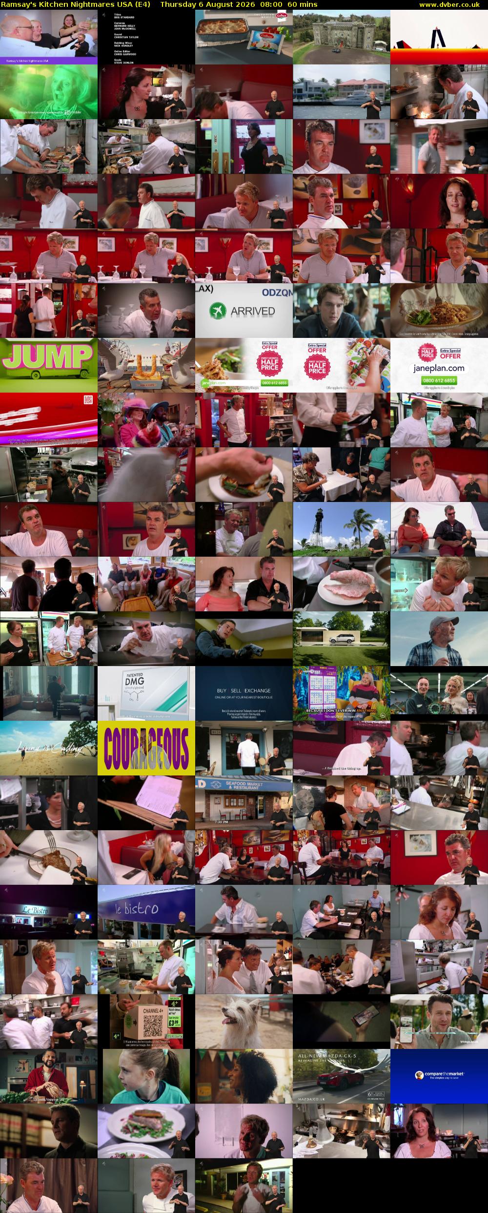 Ramsay's Kitchen Nightmares USA (E4) Thursday 6 August 2026 08:00 - 09:00