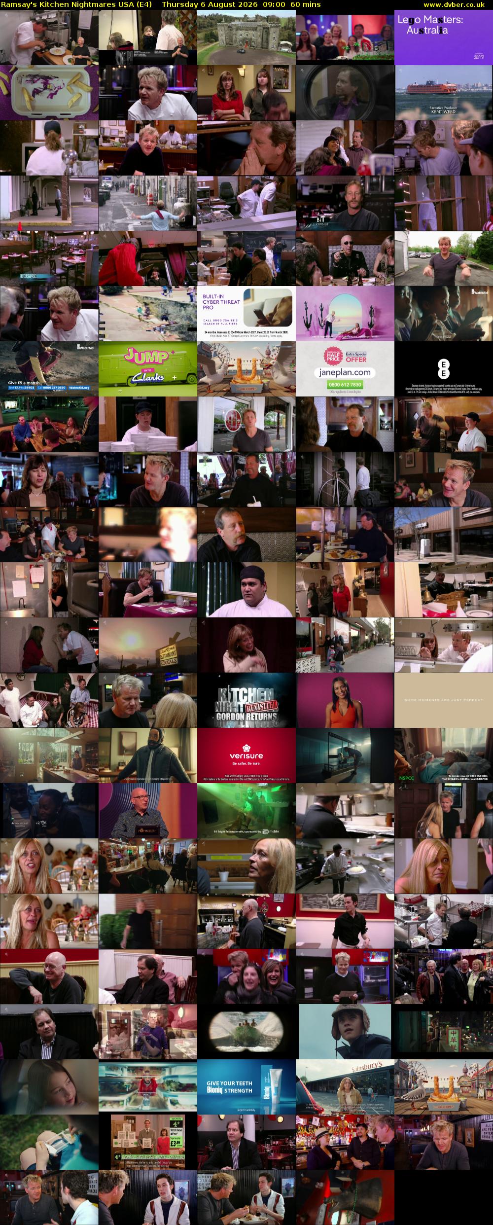 Ramsay's Kitchen Nightmares USA (E4) Thursday 6 August 2026 09:00 - 10:00