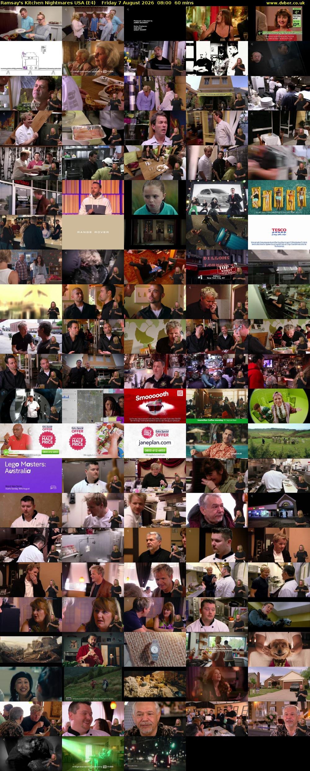 Ramsay's Kitchen Nightmares USA (E4) Friday 7 August 2026 08:00 - 09:00