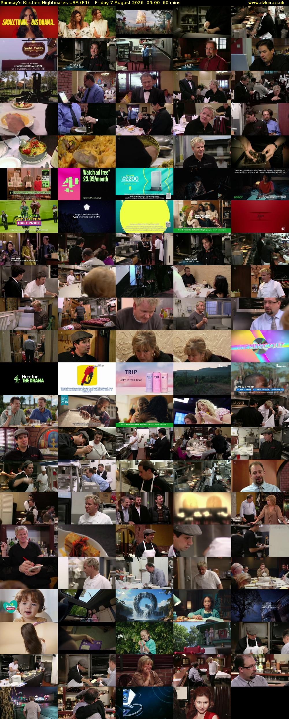 Ramsay's Kitchen Nightmares USA (E4) Friday 7 August 2026 09:00 - 10:00